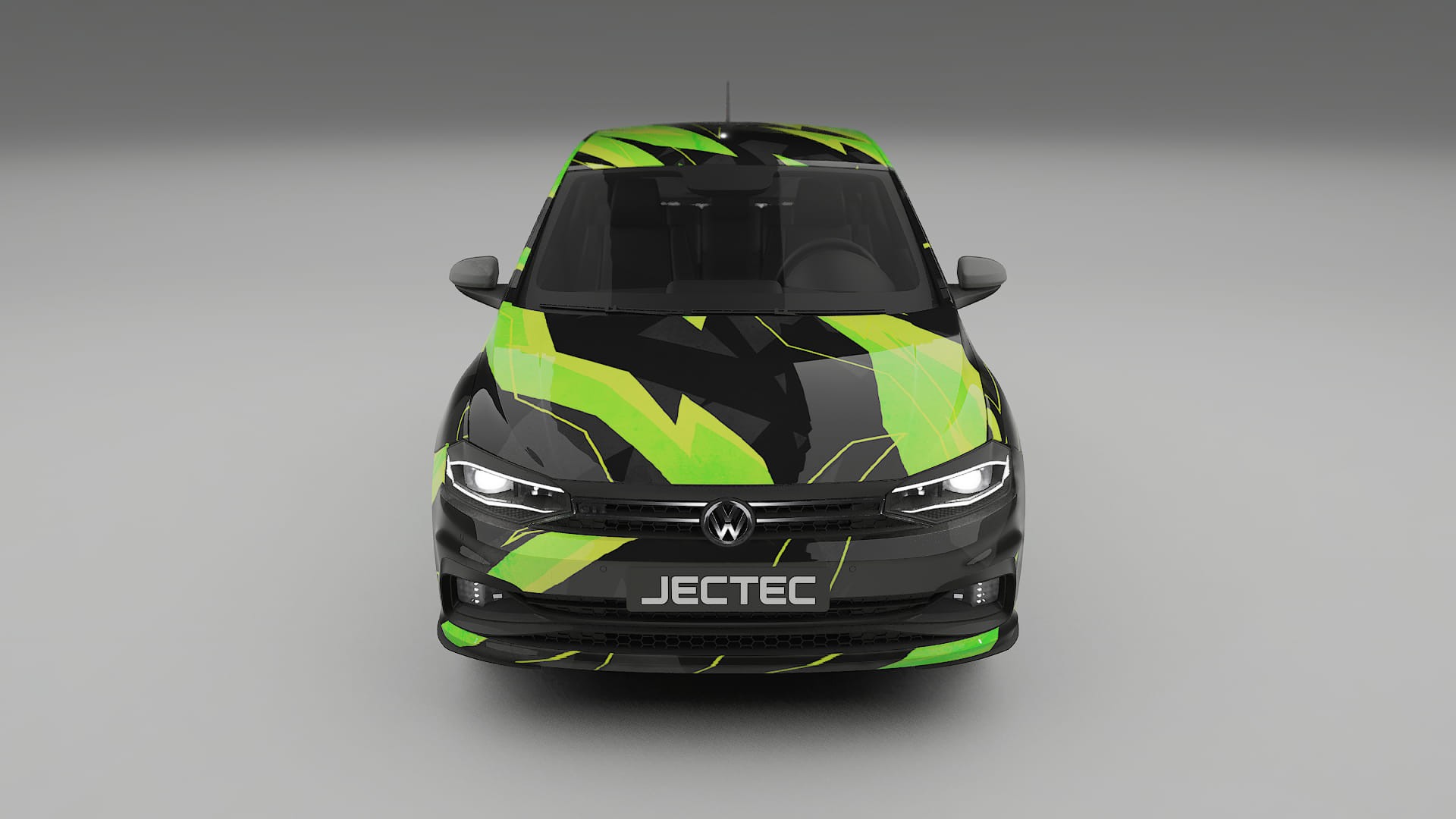 VW Polo GTI VI NINJA TURTLES – Kit Wrap PPF Personalizat din Folie de Poliuretan Imprimabilă