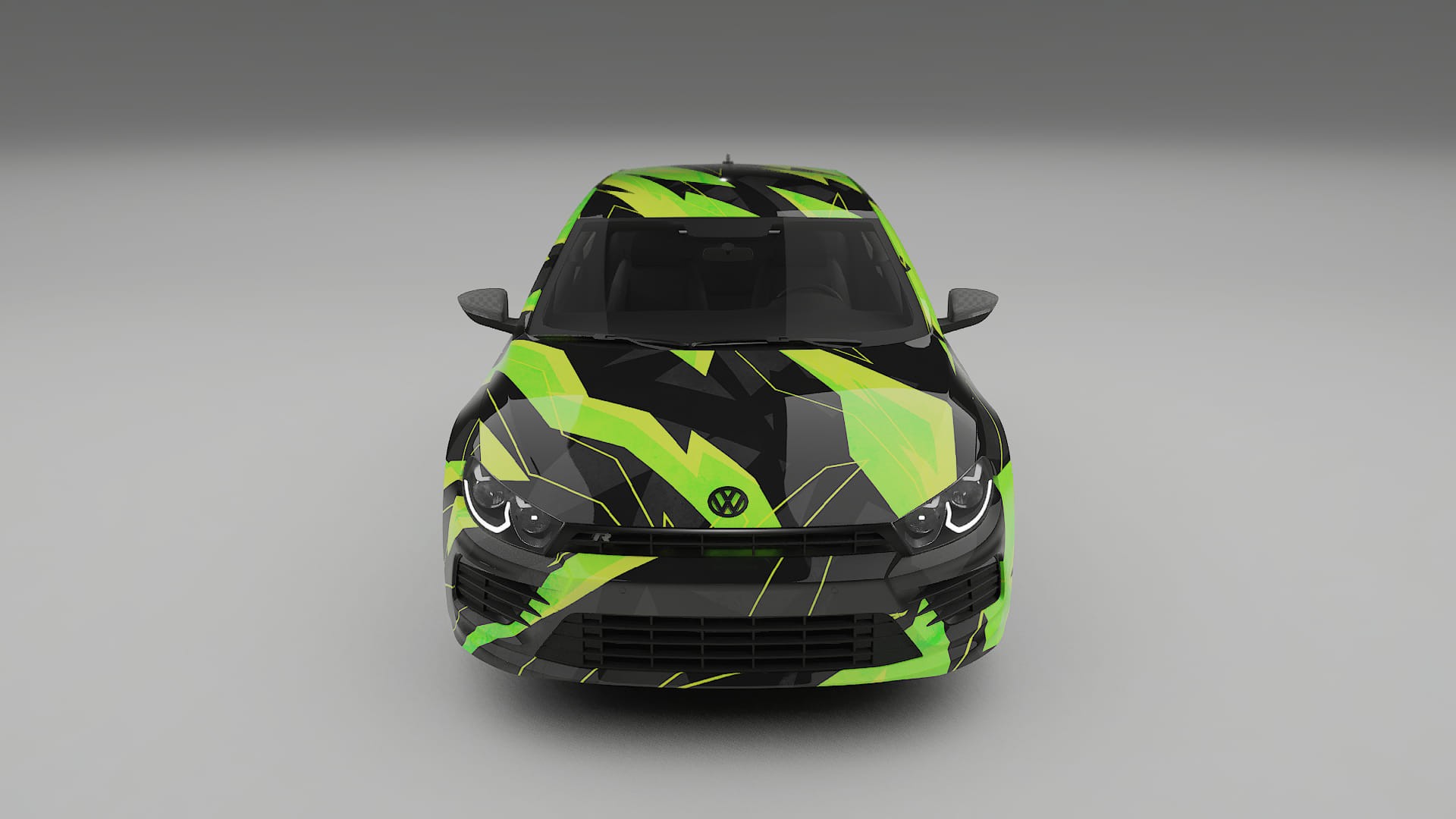 VW Scirocco R III NINJA TURTLES – Kit Wrap PPF Personalizat din Folie de Poliuretan Imprimabilă