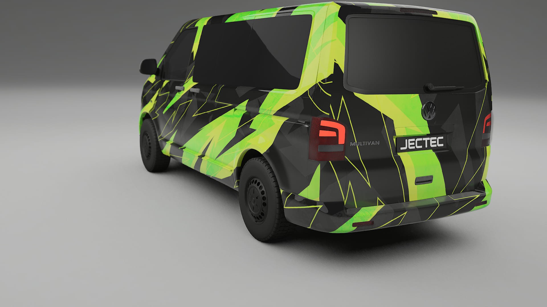 VW Transporter T5 Caravelle NINJA TURTLES – Kit Wrap PPF Personalizat din Folie de Poliuretan Imprimabilă