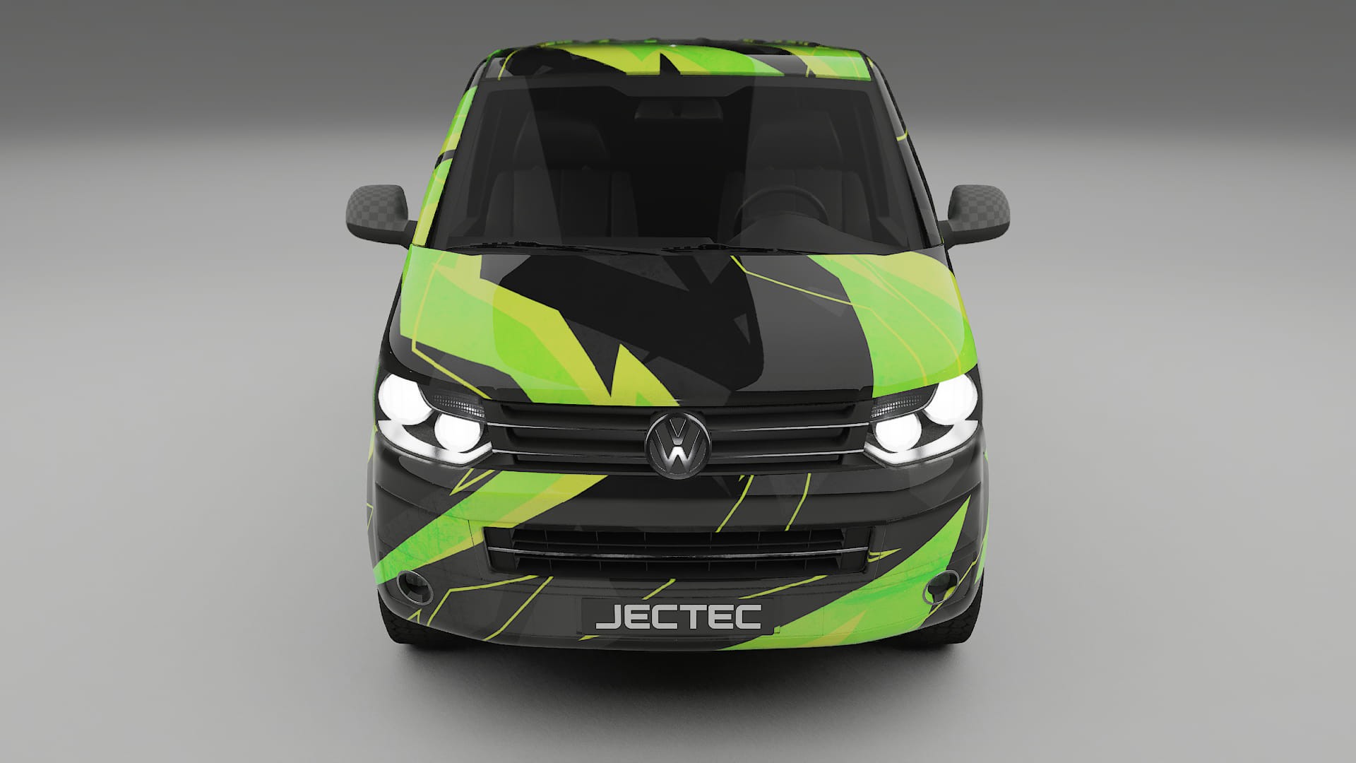 VW Transporter T5 Caravelle NINJA TURTLES – Kit Wrap PPF Personalizat din Folie de Poliuretan Imprimabilă