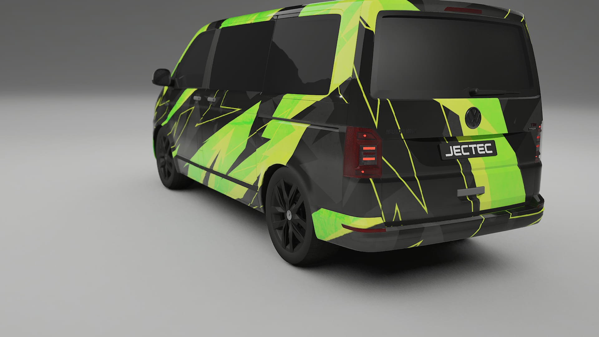 VW Transporter T6 Multivan NINJA TURTLES – Kit Wrap PPF Personalizat din Folie de Poliuretan Imprimabilă