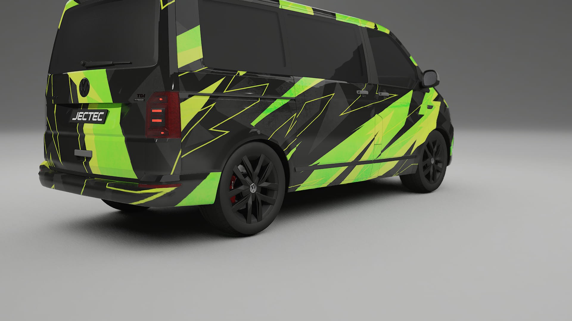 VW Transporter T6 Multivan NINJA TURTLES – Kit Wrap PPF Personalizat din Folie de Poliuretan Imprimabilă