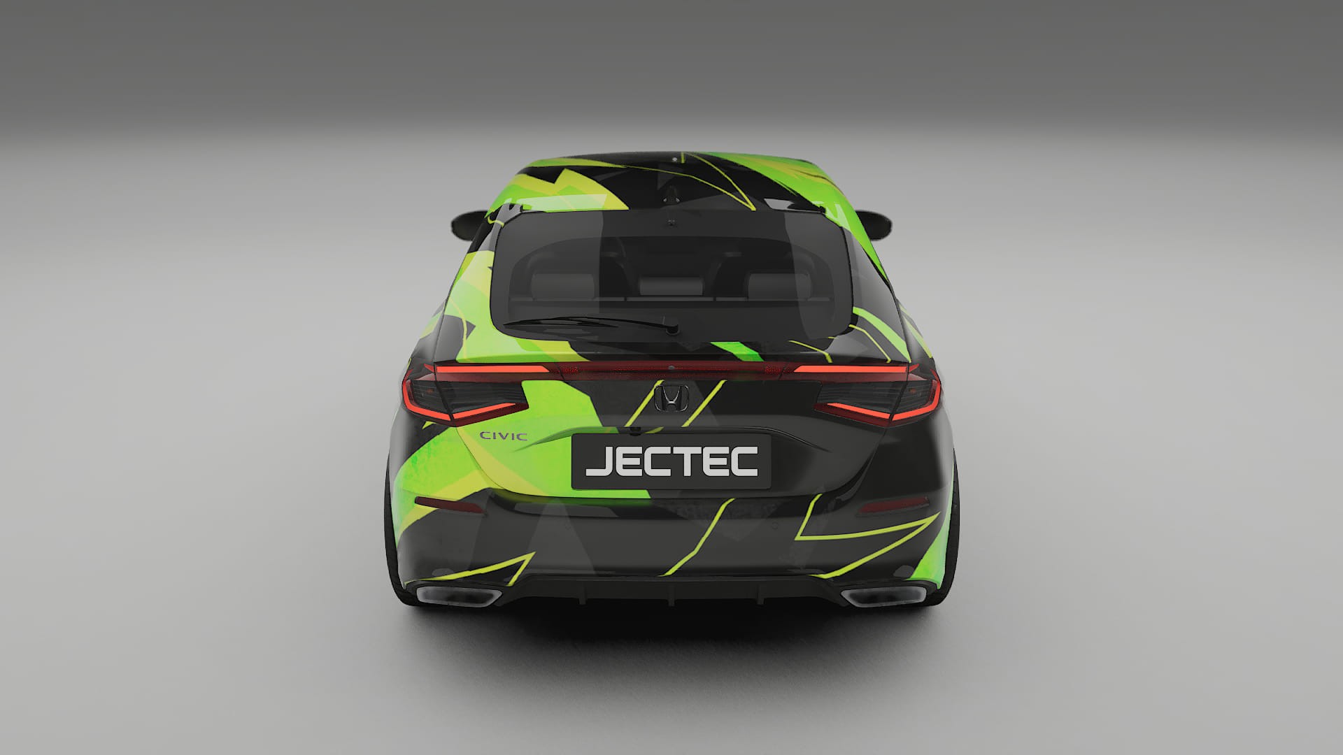 Honda Civic hatchback NINJA TURTLES – Kit Wrap PPF Personalizat din Folie de Poliuretan Imprimabilă
