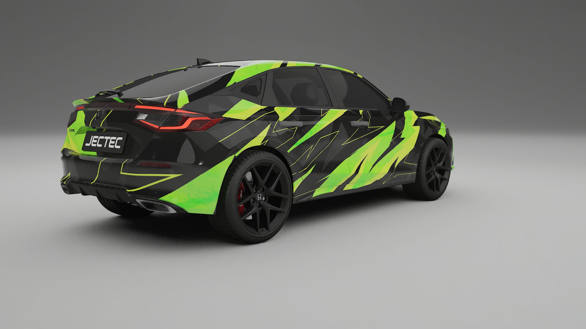 Honda Civic hatchback NINJA TURTLES – Kit Wrap PPF Personalizat din Folie de Poliuretan Imprimabilă