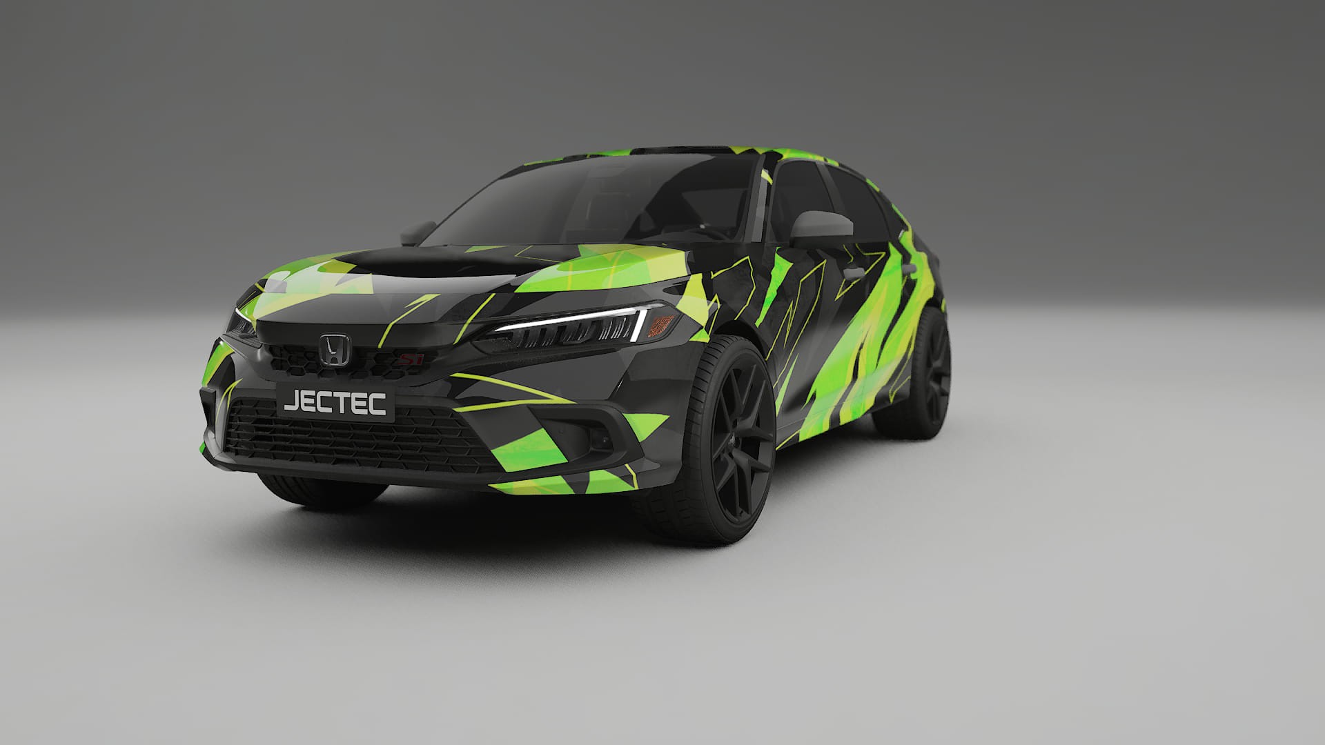 Honda Civic Si NINJA TURTLES – Kit Wrap PPF Personalizat din Folie de Poliuretan Imprimabilă