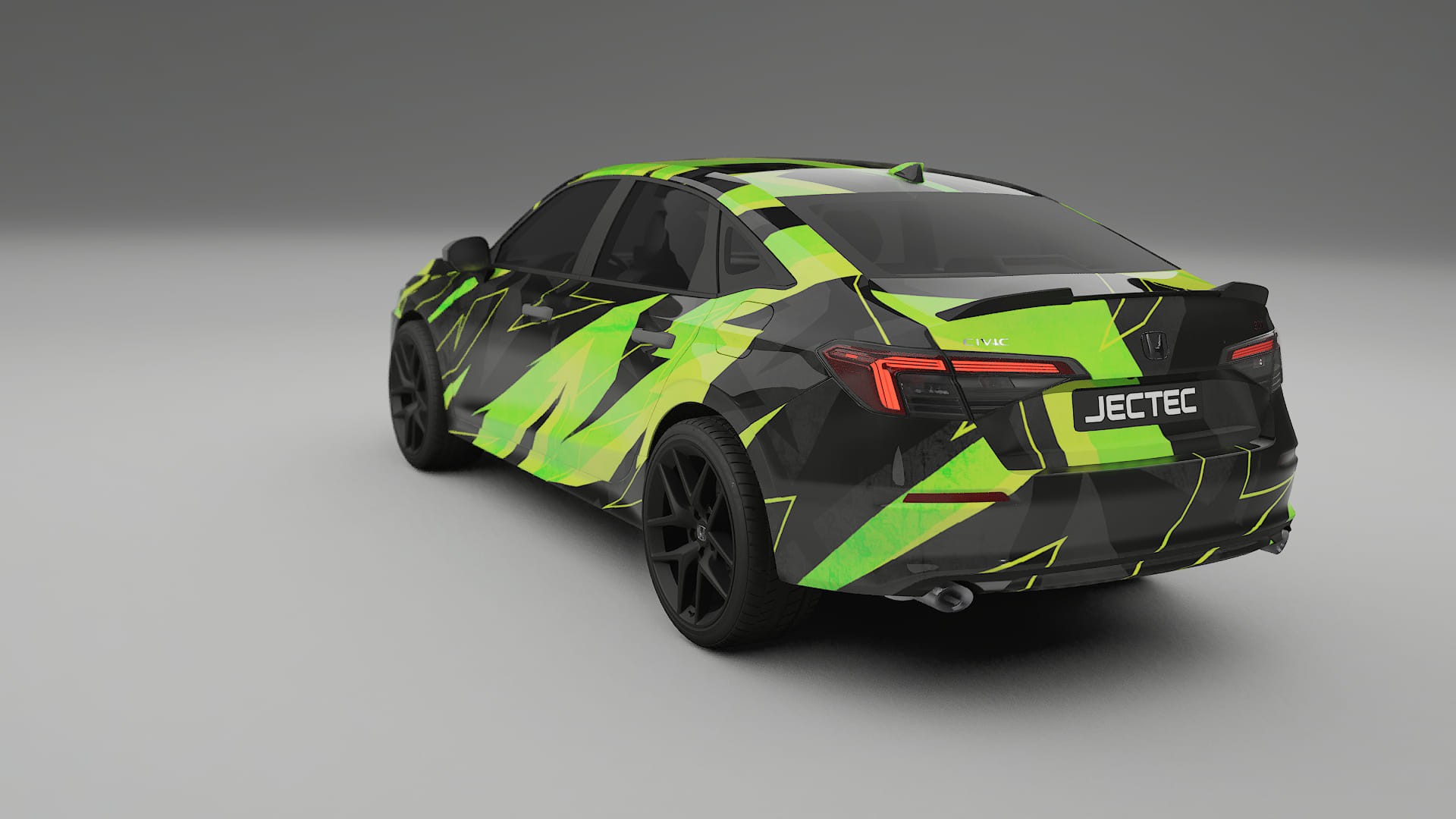 Honda Civic Si NINJA TURTLES – Kit Wrap PPF Personalizat din Folie de Poliuretan Imprimabilă