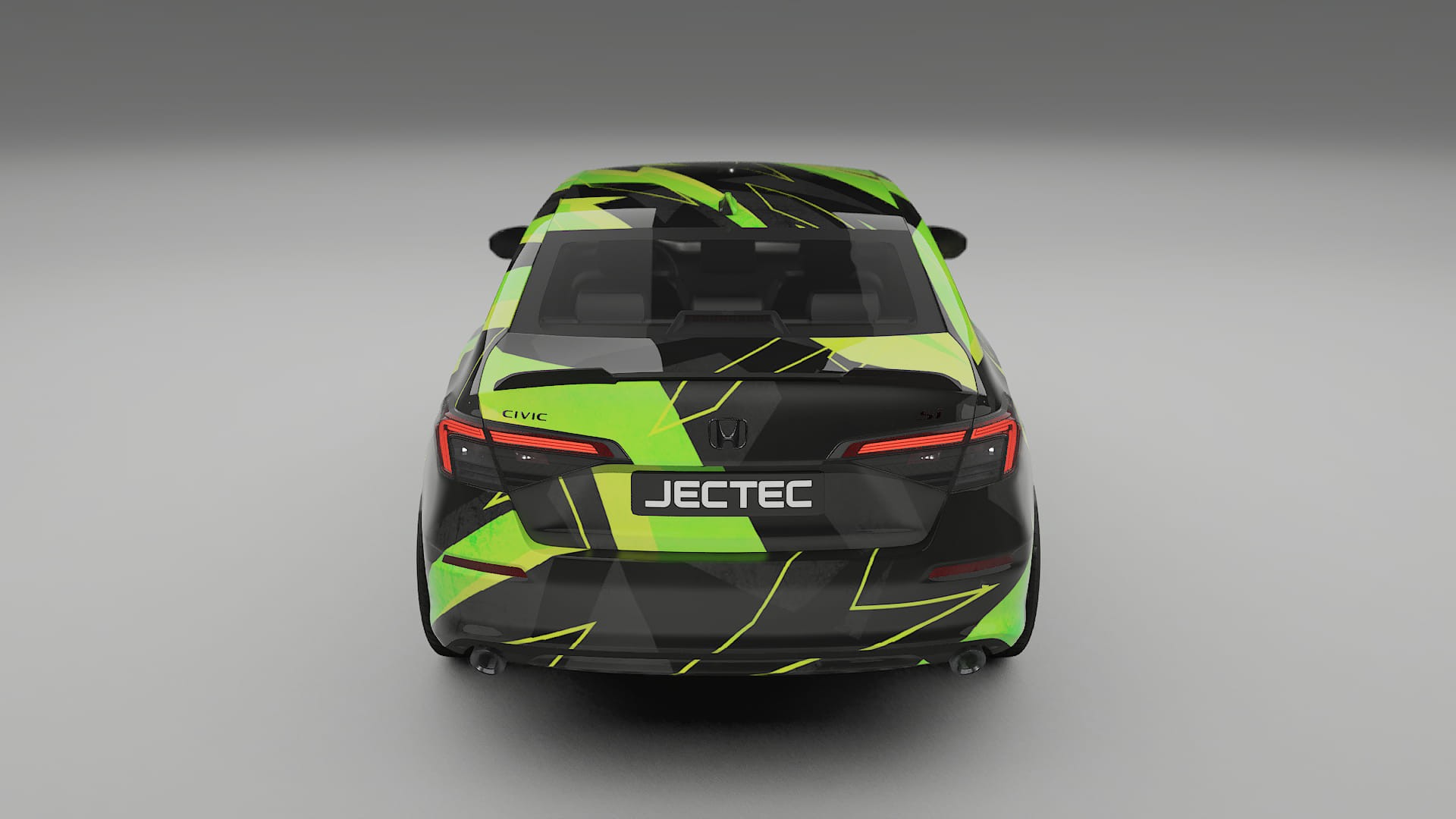 Honda Civic Si NINJA TURTLES – Kit Wrap PPF Personalizat din Folie de Poliuretan Imprimabilă