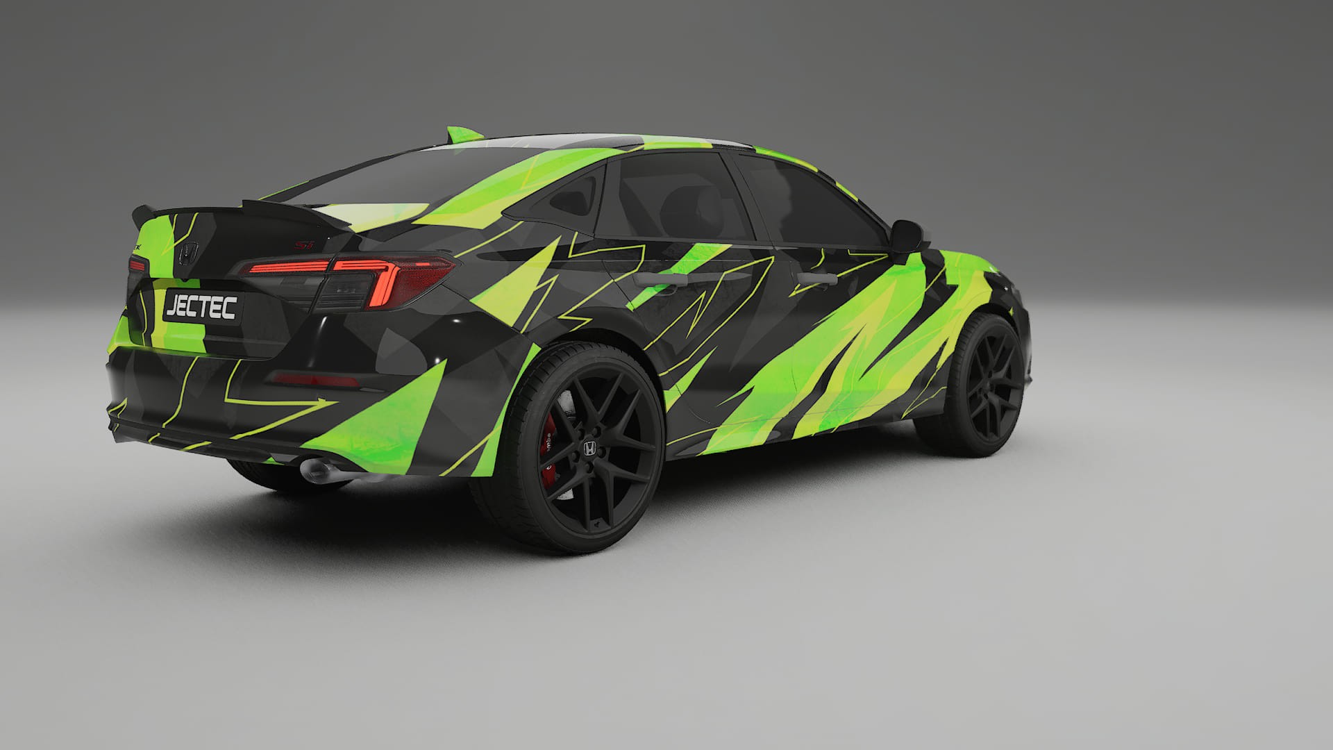 Honda Civic Si NINJA TURTLES – Kit Wrap PPF Personalizat din Folie de Poliuretan Imprimabilă