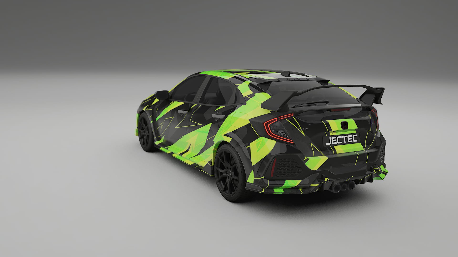 Honda Civic Type-R NINJA TURTLES – Kit Wrap PPF Personalizat din Folie de Poliuretan Imprimabilă