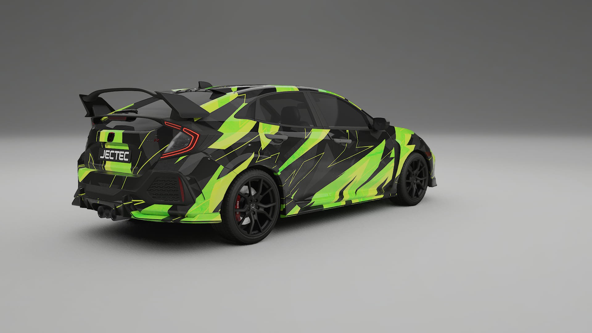 Honda Civic Type-R NINJA TURTLES – Kit Wrap PPF Personalizat din Folie de Poliuretan Imprimabilă