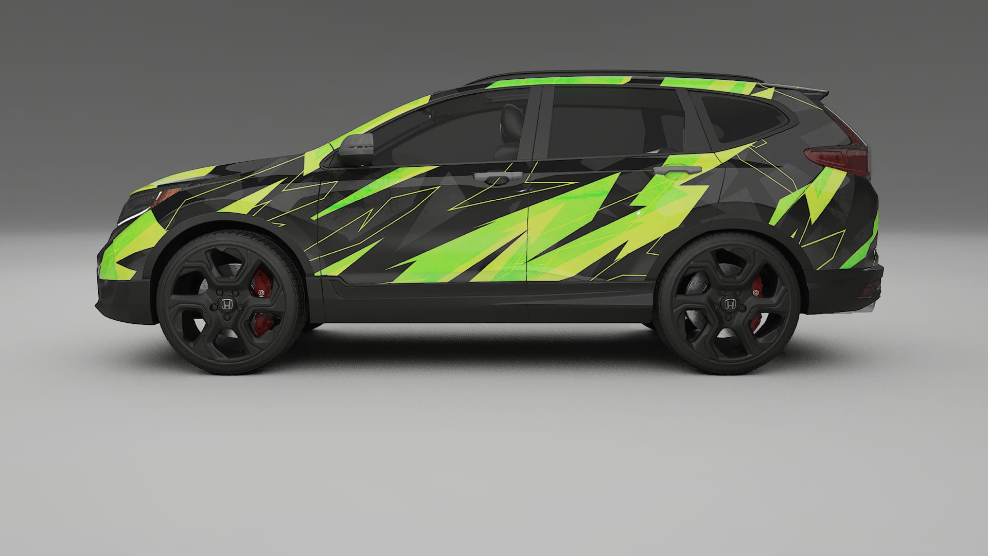 Honda CRV Touring prefacelift pre-LCI NINJA TURTLES – Kit Wrap PPF Personalizat din Folie de Poliuretan Imprimabilă
