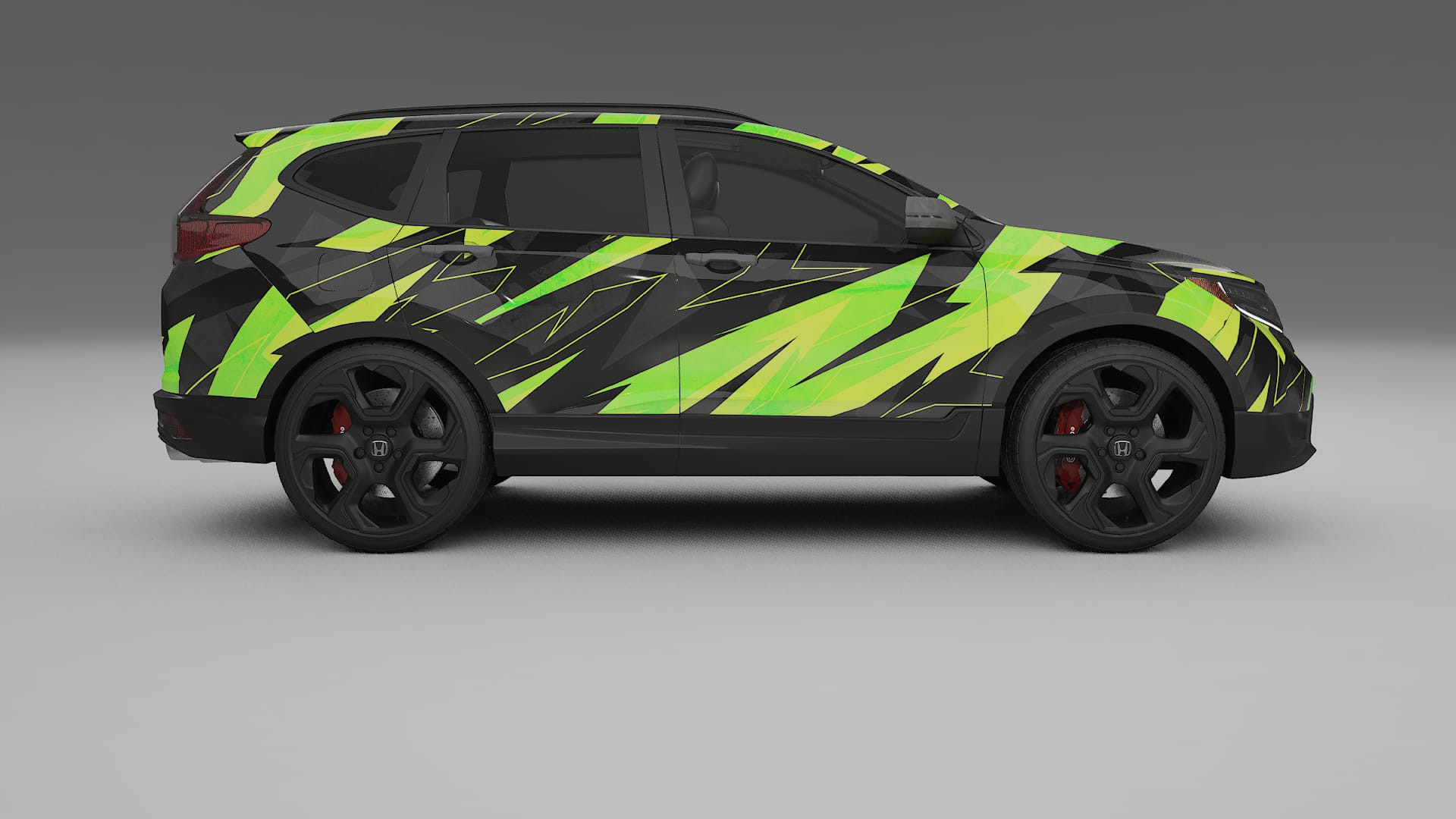 Honda CRV Touring prefacelift pre-LCI NINJA TURTLES – Kit Wrap PPF Personalizat din Folie de Poliuretan Imprimabilă