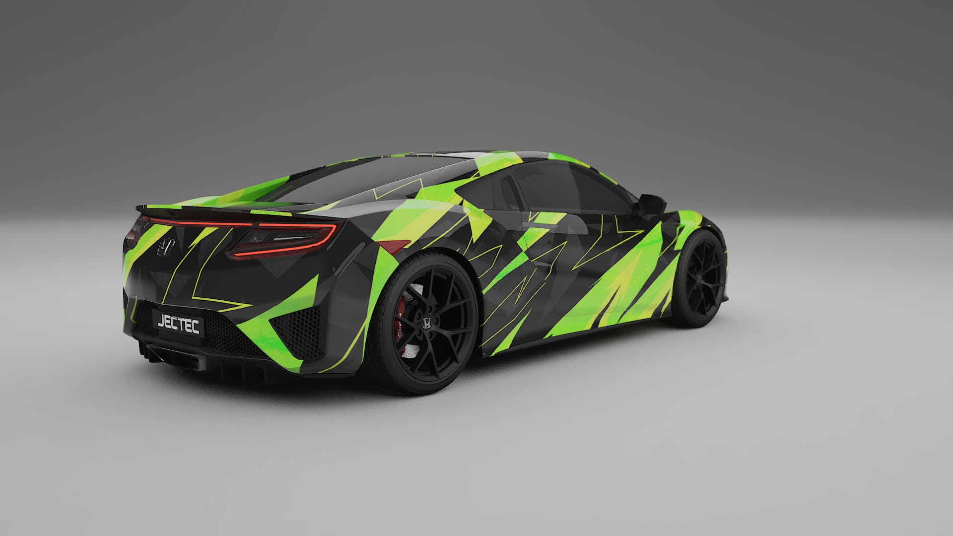 Honda NSX prefacelift pre-LCI NINJA TURTLES – Kit Wrap PPF Personalizat din Folie de Poliuretan Imprimabilă