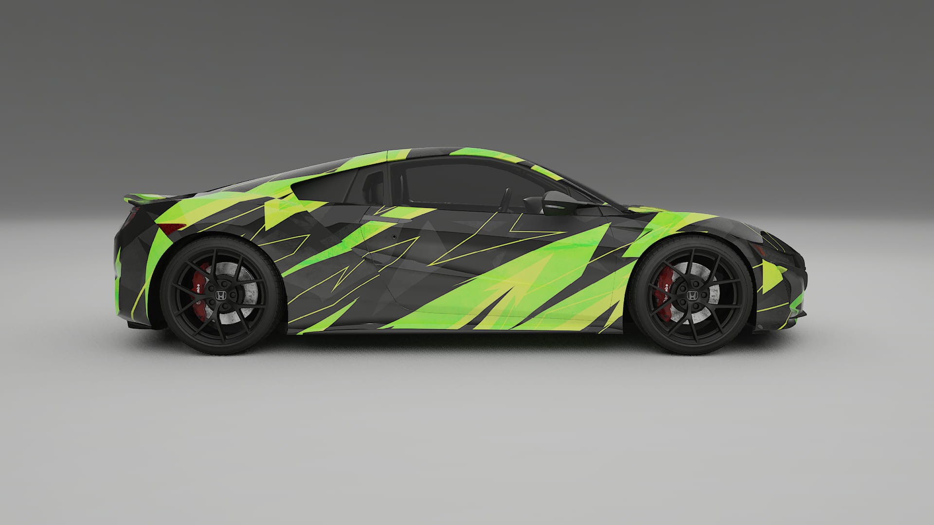 Honda NSX prefacelift pre-LCI NINJA TURTLES – Kit Wrap PPF Personalizat din Folie de Poliuretan Imprimabilă