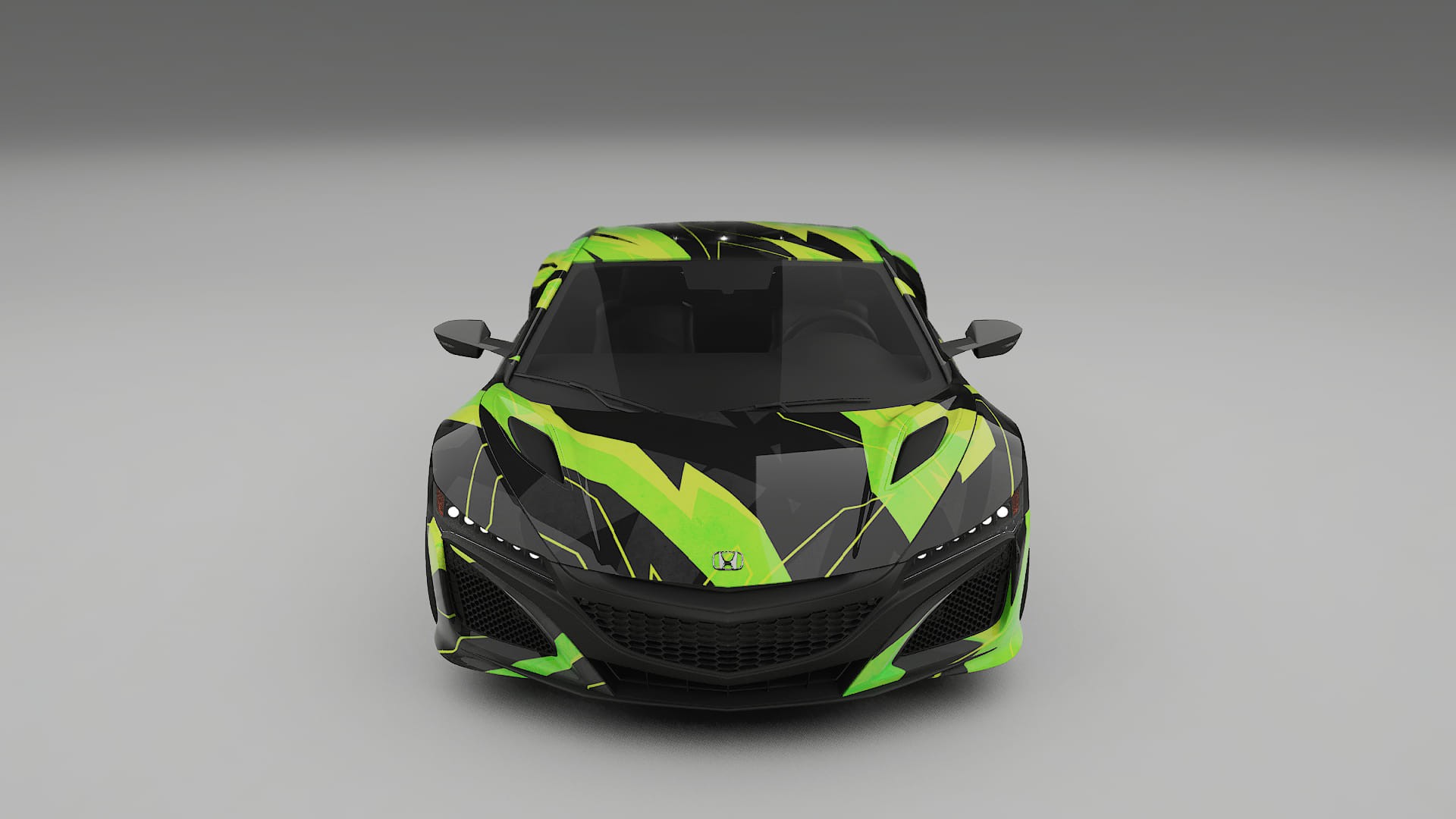 Honda NSX prefacelift pre-LCI NINJA TURTLES – Kit Wrap PPF Personalizat din Folie de Poliuretan Imprimabilă
