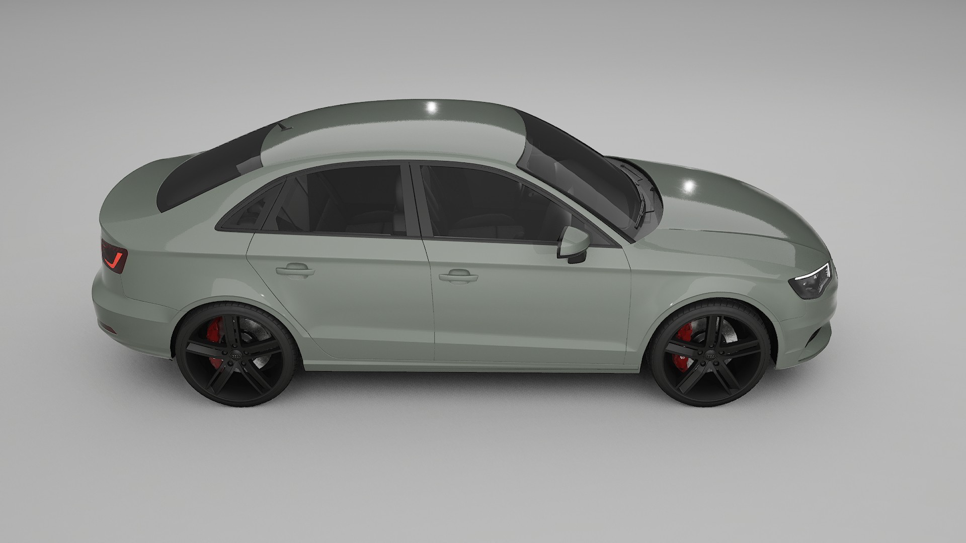 Audi A3 8V sedan prefacelift pre LCI Film de Protecție pentru Vopsea TPU | SLATE PPF cu Schimbare de Culoare – Kit Complet Pr