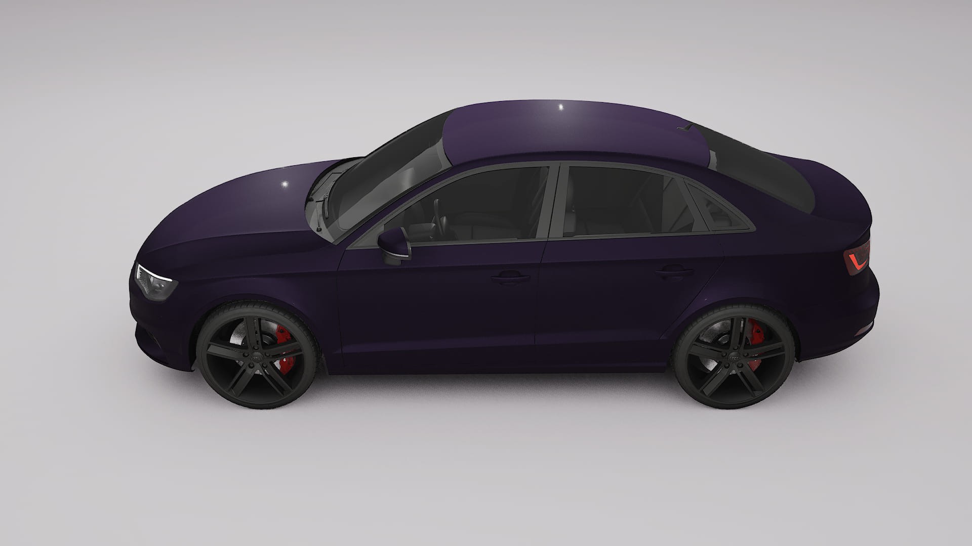 Audi A3 8V sedan prefacelift pre LCI Film de Protecție pentru Vopsea TPU | VIOLET PPF cu Schimbare de Culoare – Kit Complet P