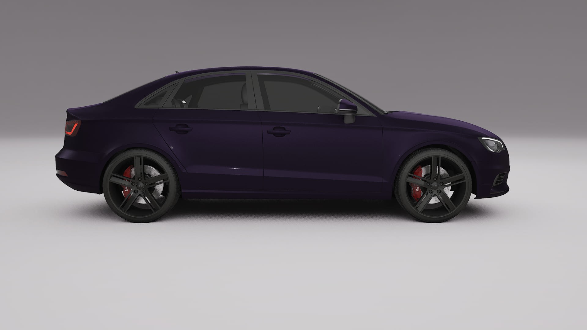 Audi A3 8V sedan prefacelift pre LCI Film de Protecție pentru Vopsea TPU | VIOLET PPF cu Schimbare de Culoare – Kit Complet P
