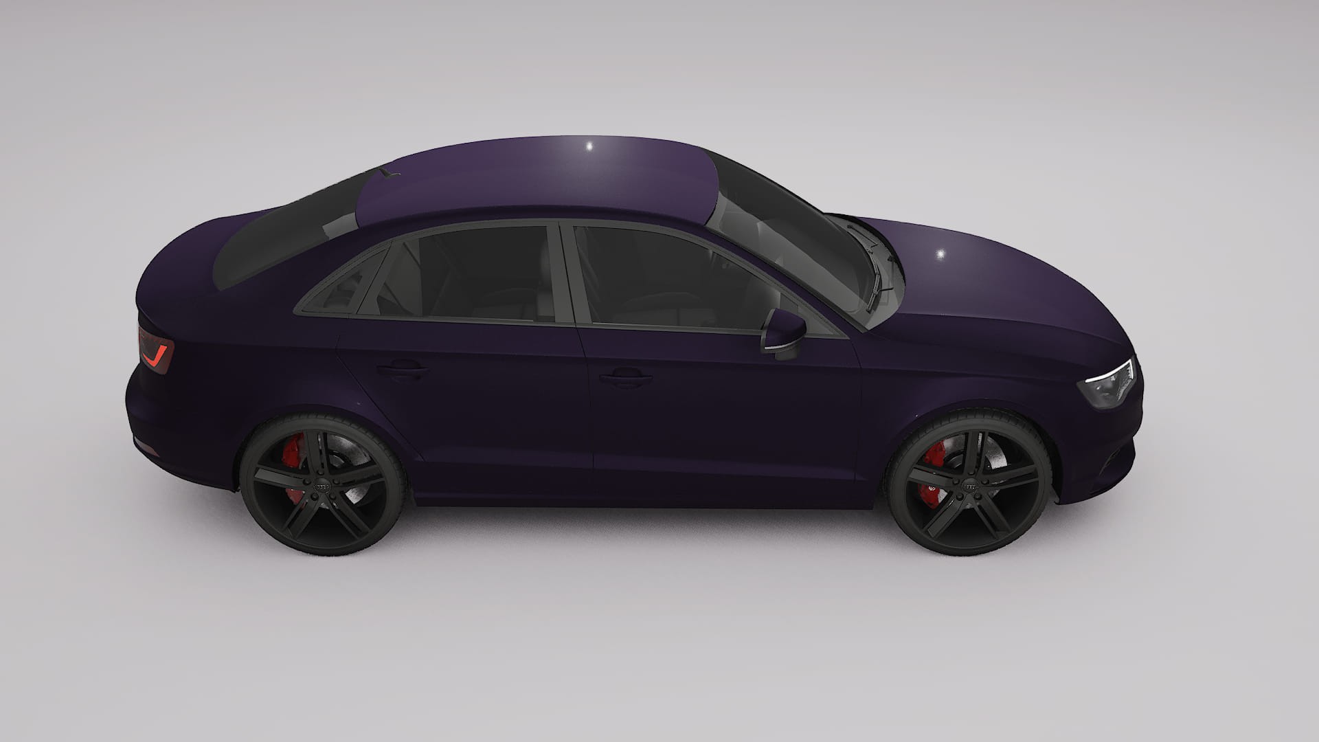 Audi A3 8V sedan prefacelift pre LCI Film de Protecție pentru Vopsea TPU | VIOLET PPF cu Schimbare de Culoare – Kit Complet P