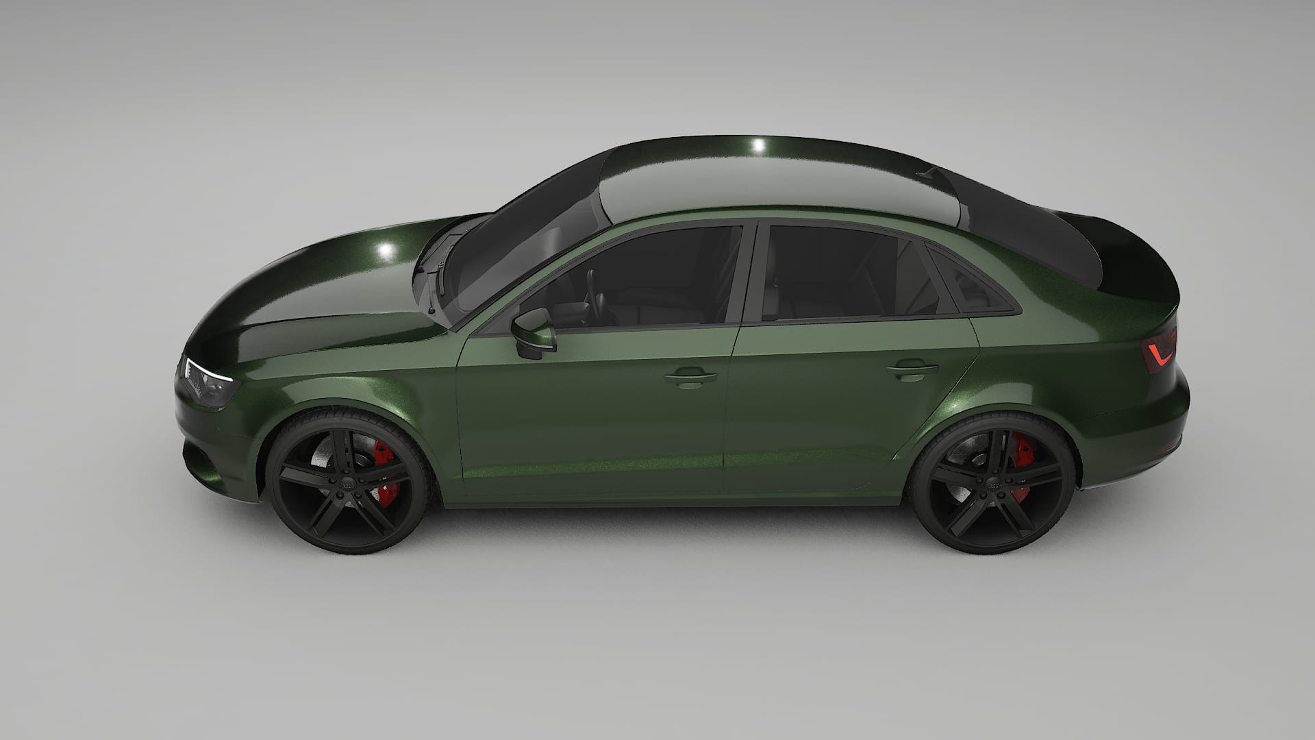 Audi A3 8V sedan prefacelift pre LCI Film de Protecție pentru Vopsea TPU | LAGOON PPF cu Schimbare de Culoare – Kit Complet P