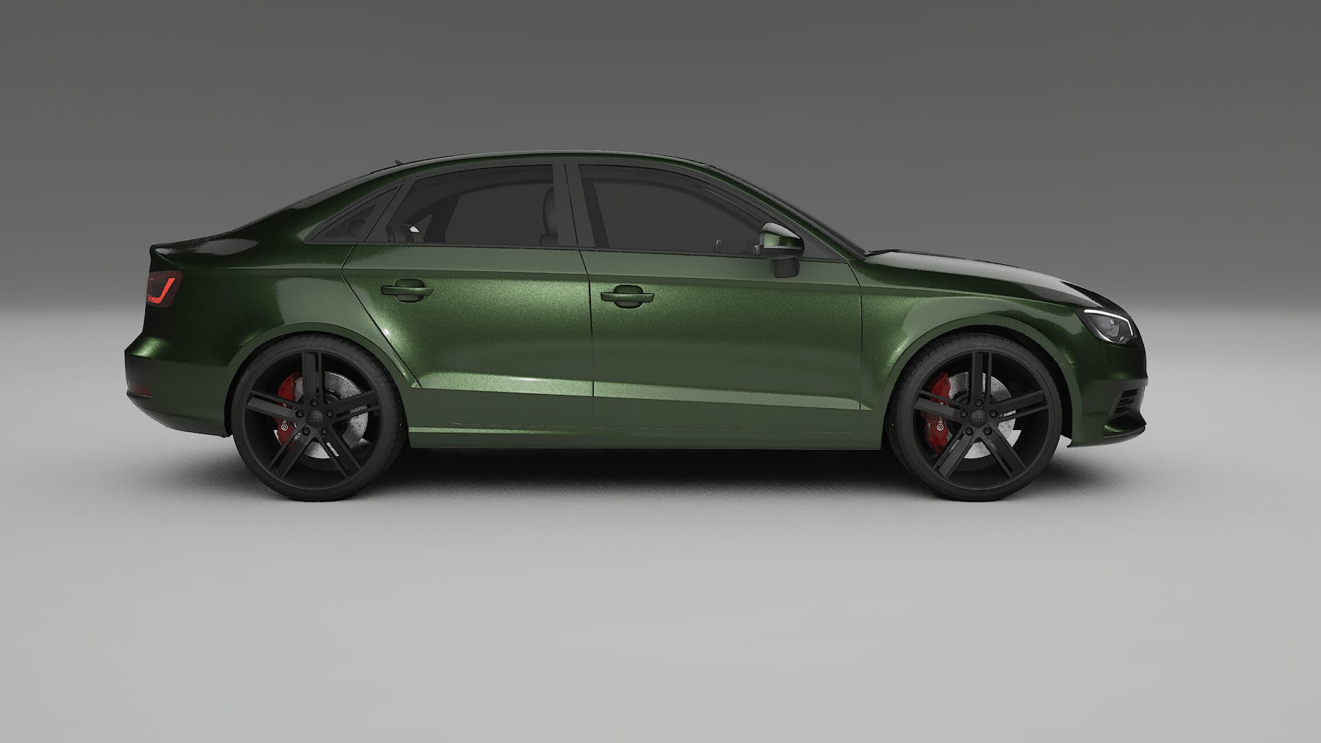 Audi A3 8V sedan prefacelift pre LCI Film de Protecție pentru Vopsea TPU | LAGOON PPF cu Schimbare de Culoare – Kit Complet P