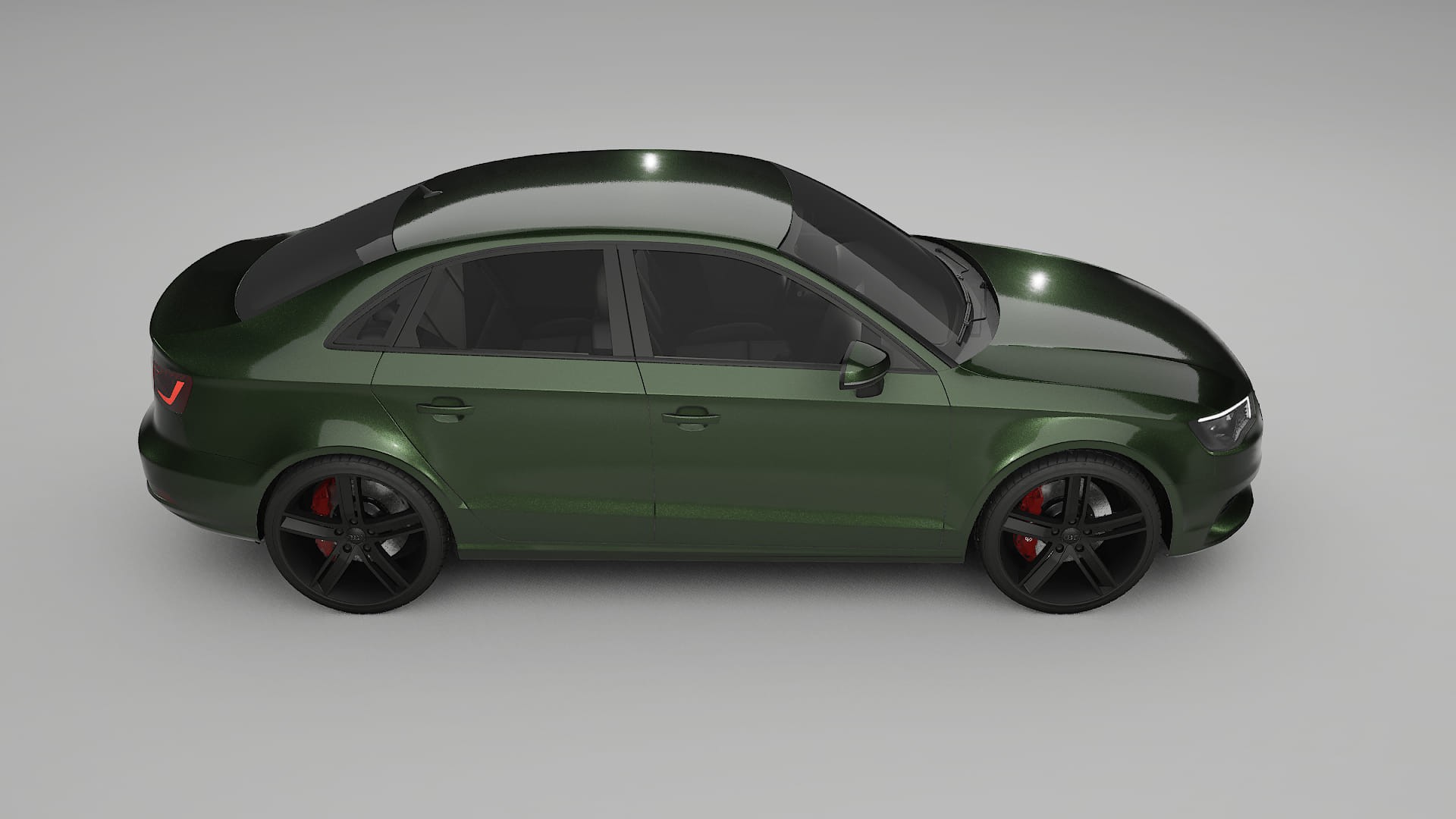 Audi A3 8V sedan prefacelift pre LCI Film de Protecție pentru Vopsea TPU | LAGOON PPF cu Schimbare de Culoare – Kit Complet P