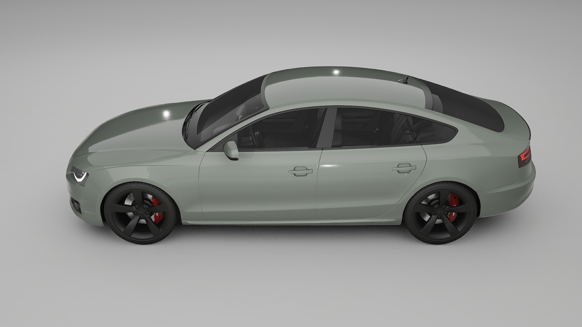 Audi A5 8T Sportback prefacelift pre LCI Film de Protecție pentru Vopsea TPU | SLATE PPF cu Schimbare de Culoare – Kit Comple