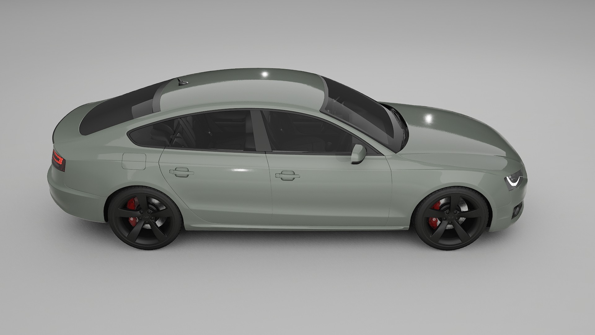 Audi A5 8T Sportback prefacelift pre LCI Film de Protecție pentru Vopsea TPU | SLATE PPF cu Schimbare de Culoare – Kit Comple