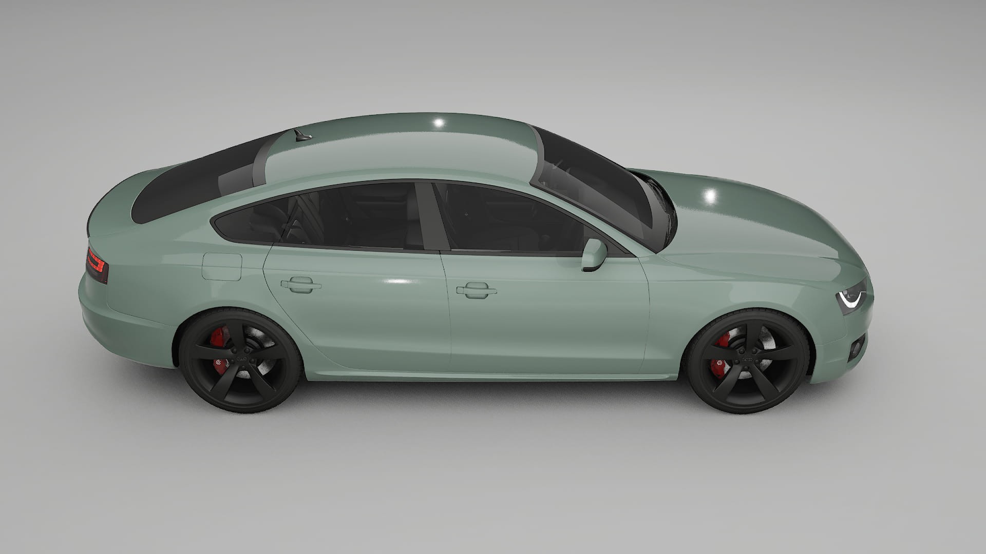 Audi A5 8T Sportback prefacelift pre LCI Film de Protecție pentru Vopsea TPU | CINDER PPF cu Schimbare de Culoare – Kit Compl