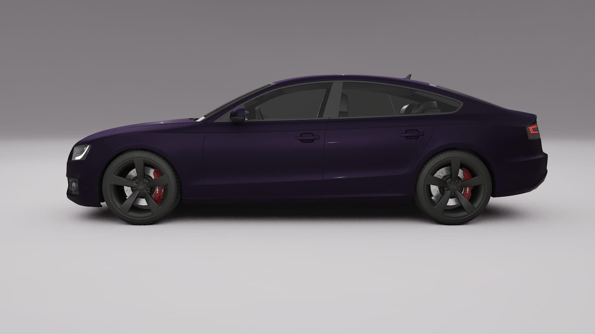 Audi A5 8T Sportback prefacelift pre LCI Film de Protecție pentru Vopsea TPU | VIOLET PPF cu Schimbare de Culoare – Kit Compl