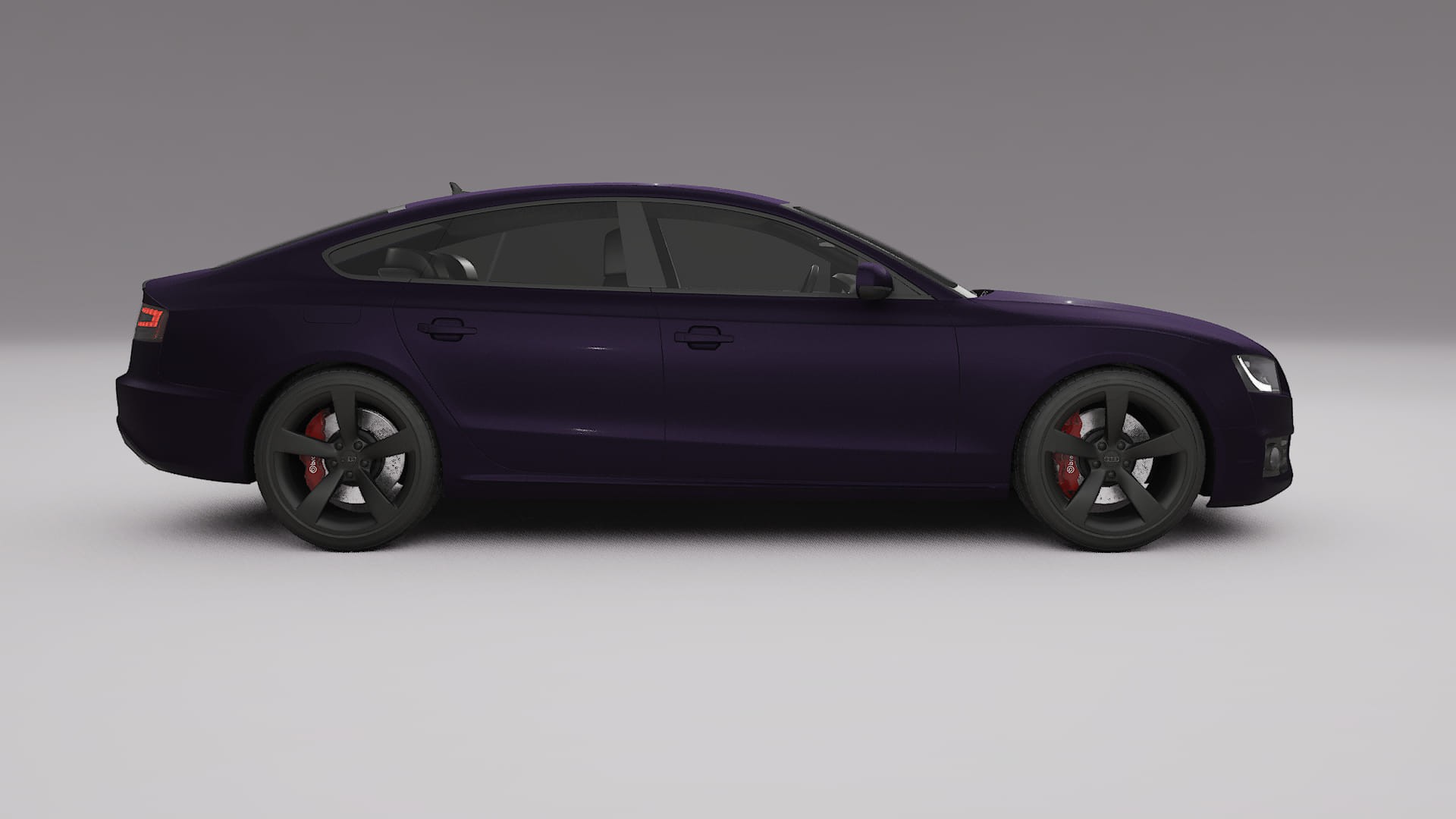Audi A5 8T Sportback prefacelift pre LCI Film de Protecție pentru Vopsea TPU | VIOLET PPF cu Schimbare de Culoare – Kit Compl