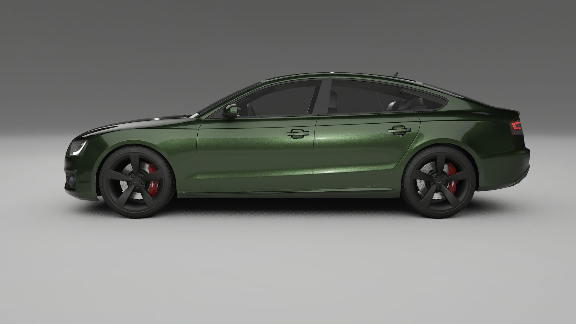 Audi A5 8T Sportback prefacelift pre LCI Film de Protecție pentru Vopsea TPU | LAGOON PPF cu Schimbare de Culoare – Kit Compl