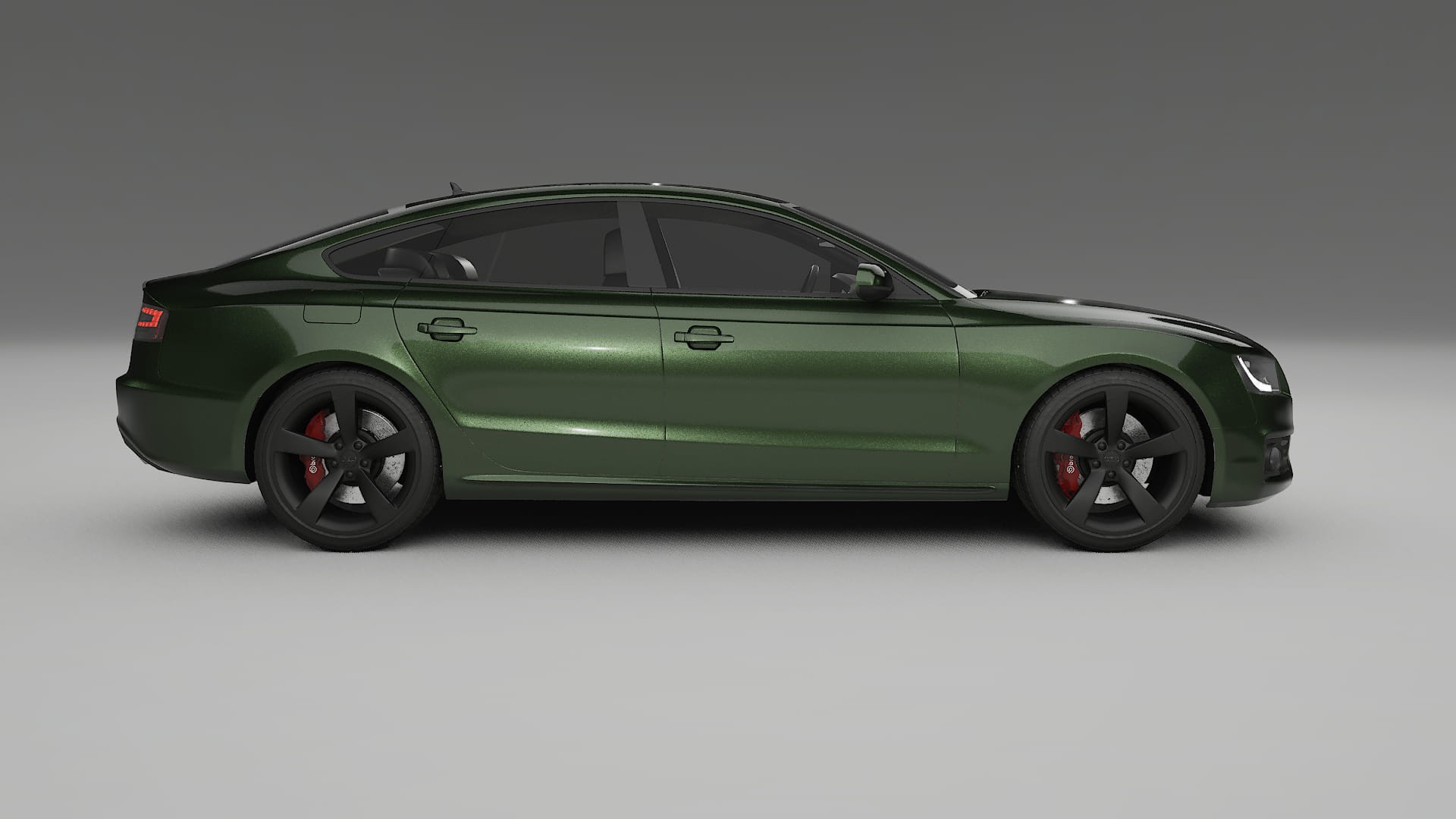 Audi A5 8T Sportback prefacelift pre LCI Film de Protecție pentru Vopsea TPU | LAGOON PPF cu Schimbare de Culoare – Kit Compl