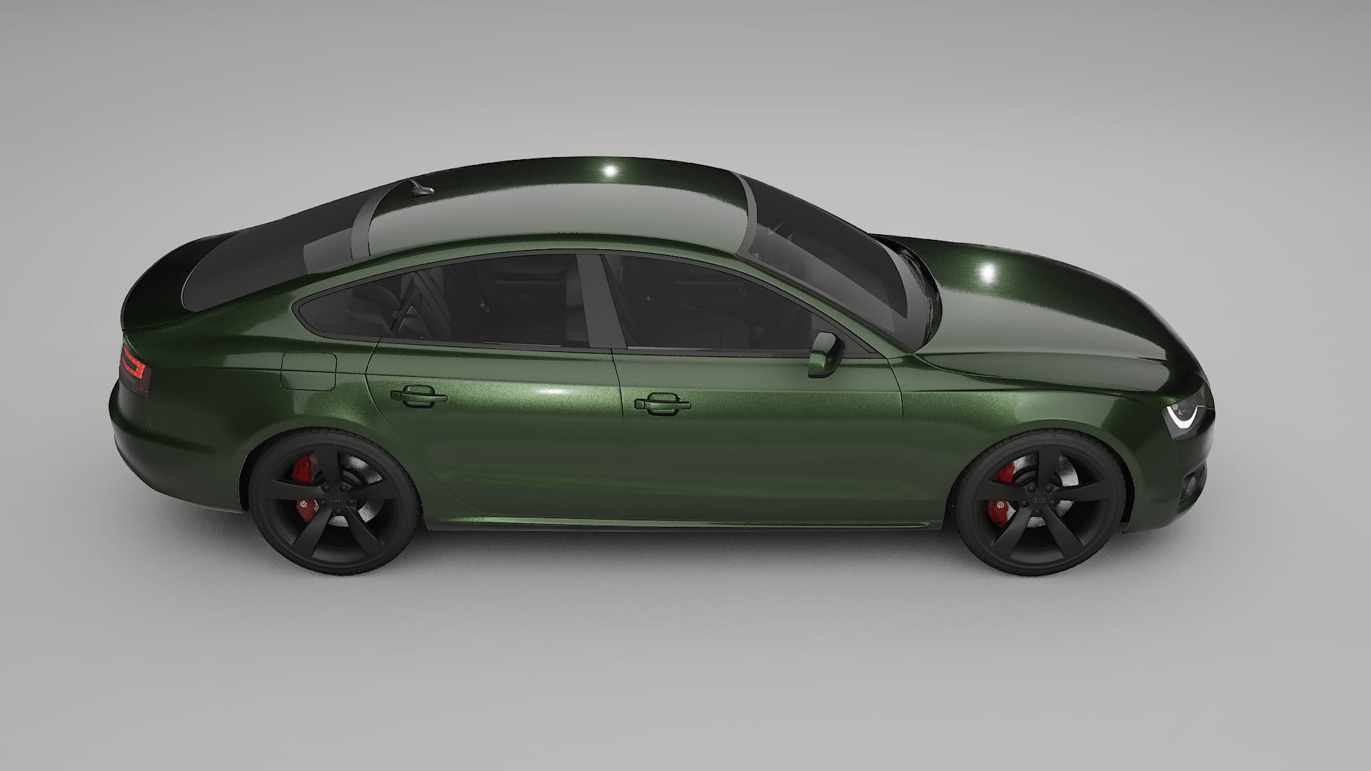 Audi A5 8T Sportback prefacelift pre LCI Film de Protecție pentru Vopsea TPU | LAGOON PPF cu Schimbare de Culoare – Kit Compl