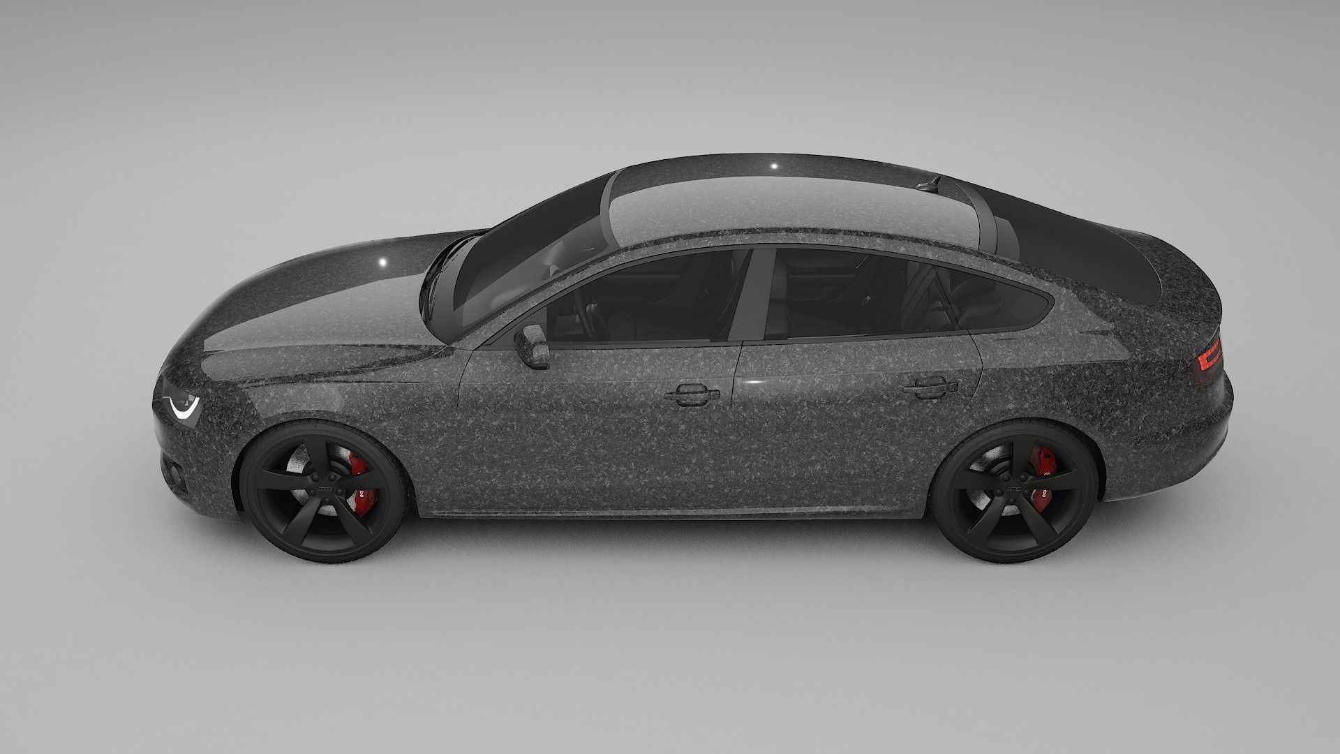 Audi A5 8T Sportback prefacelift pre LCI Film de Protecție pentru Vopsea TPU | FORGED S PPF cu Schimbare de Culoare – Kit Com