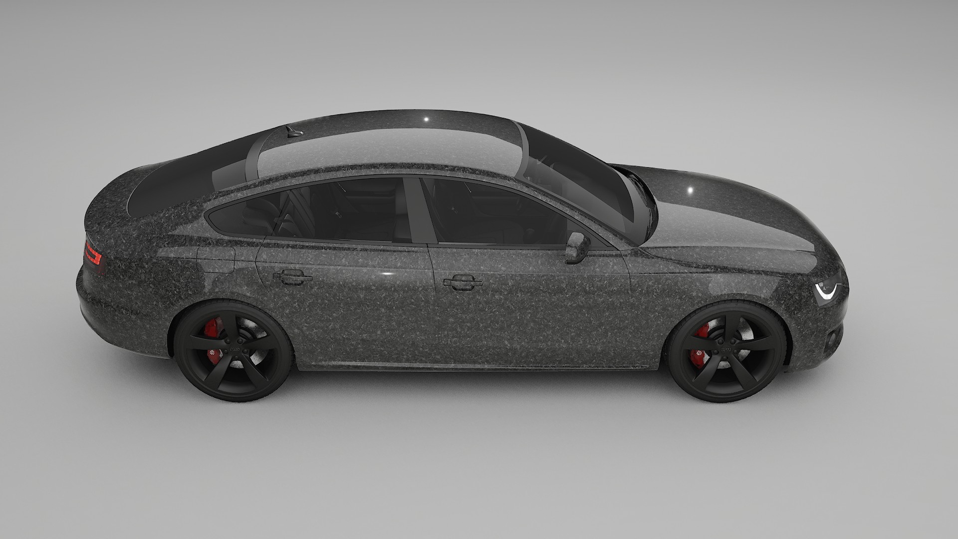 Audi A5 8T Sportback prefacelift pre LCI Film de Protecție pentru Vopsea TPU | FORGED S PPF cu Schimbare de Culoare – Kit Com