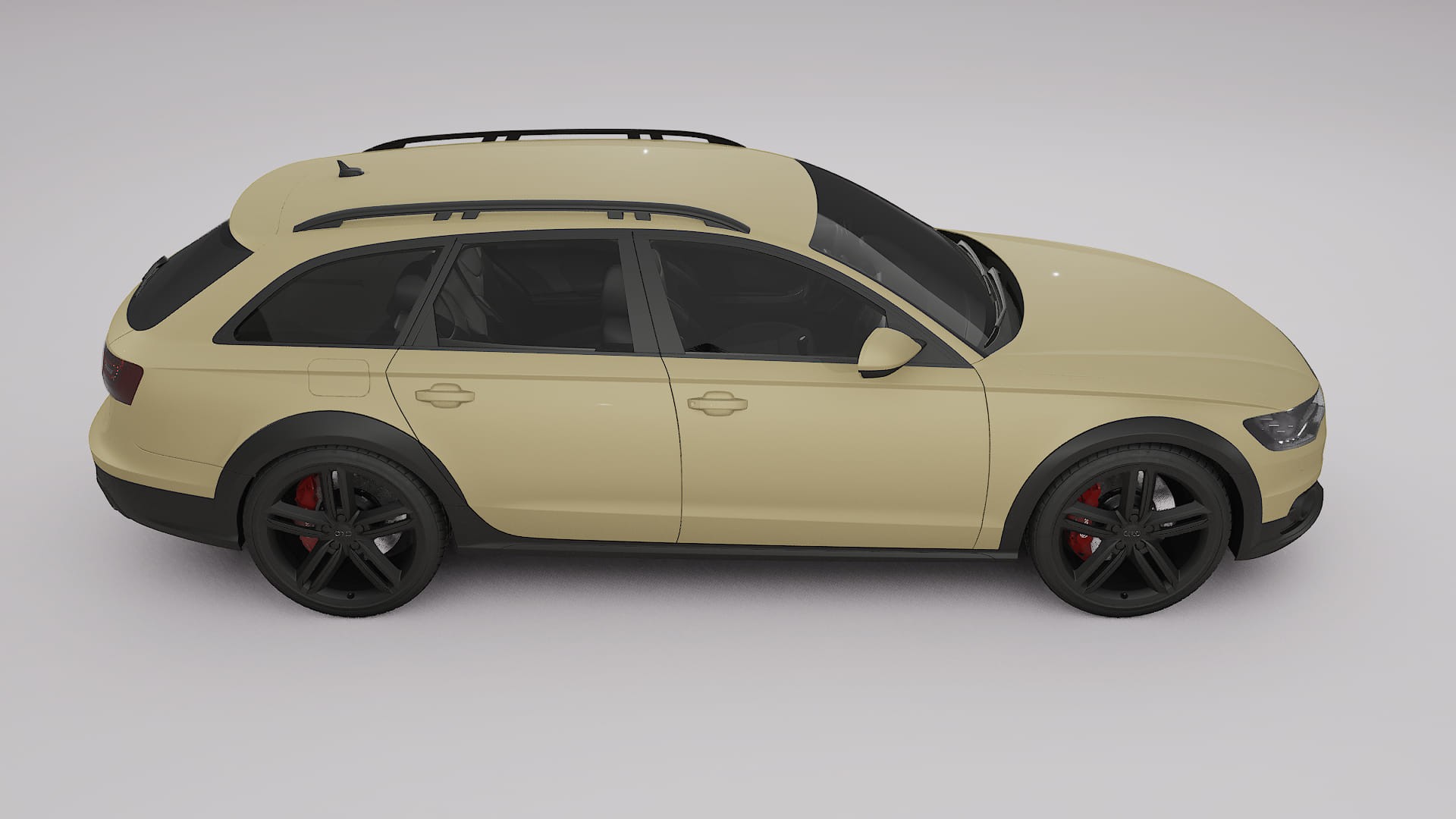 Audi A6 Allroad C7 prefacelift pre LCI Film de Protecție pentru Vopsea TPU | SAND PPF cu Schimbare de Culoare – Kit Complet P