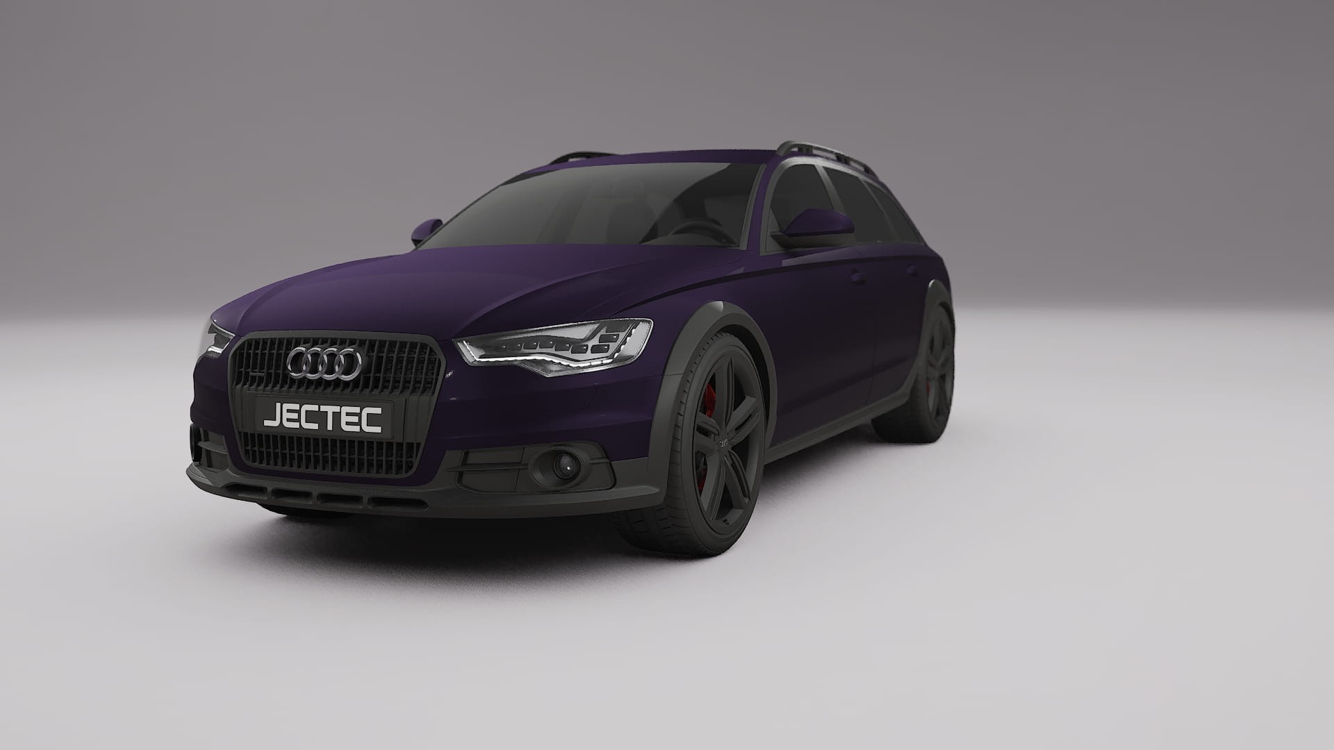Audi A6 Allroad C7 prefacelift pre LCI Film de Protecție pentru Vopsea TPU | VIOLET PPF cu Schimbare de Culoare – Kit Complet