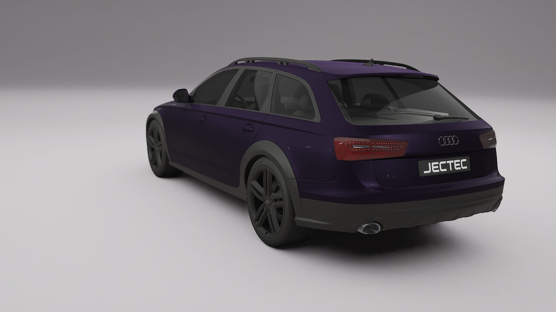 Audi A6 Allroad C7 prefacelift pre LCI Film de Protecție pentru Vopsea TPU | VIOLET PPF cu Schimbare de Culoare – Kit Complet