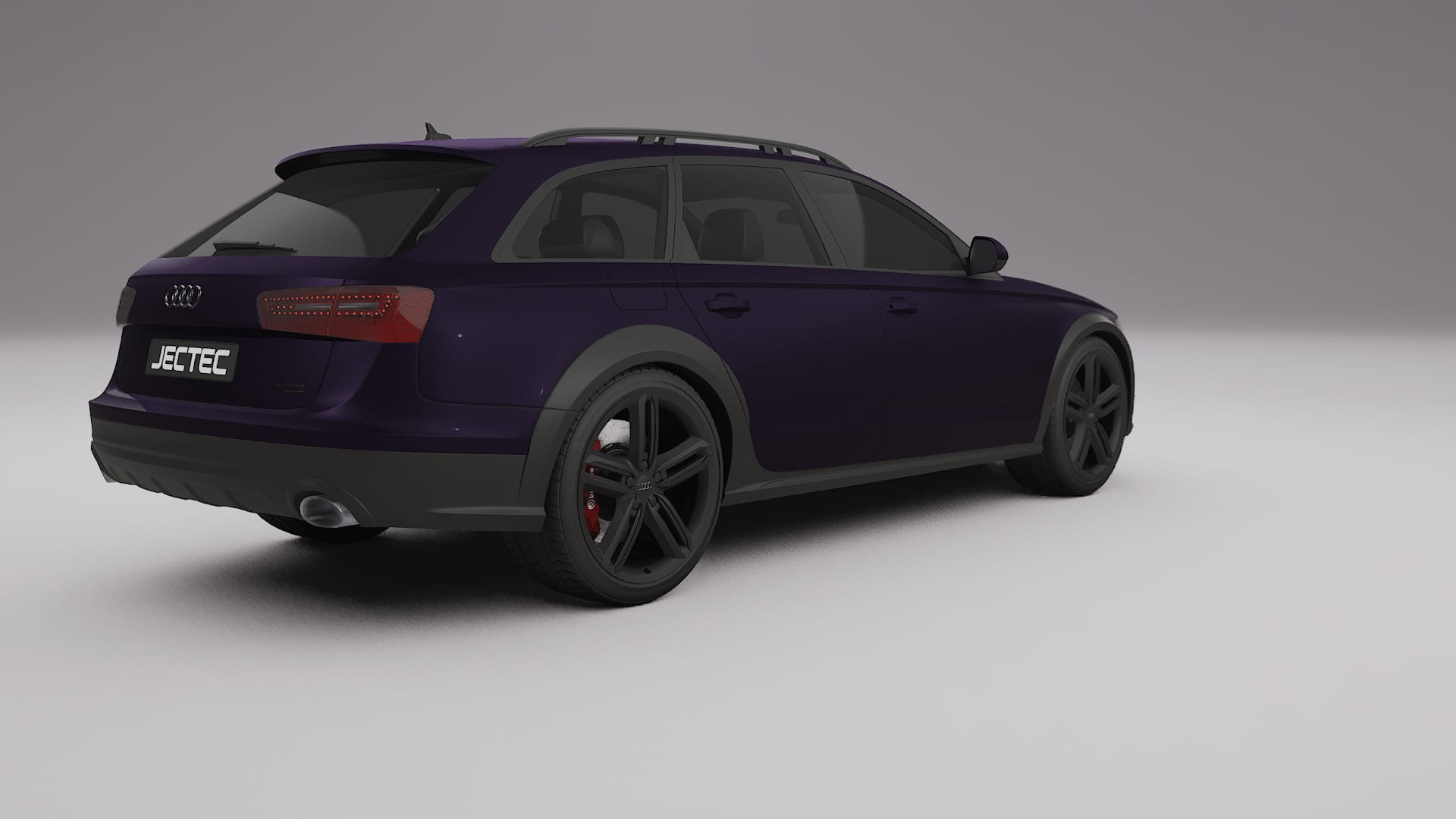 Audi A6 Allroad C7 prefacelift pre LCI Film de Protecție pentru Vopsea TPU | VIOLET PPF cu Schimbare de Culoare – Kit Complet