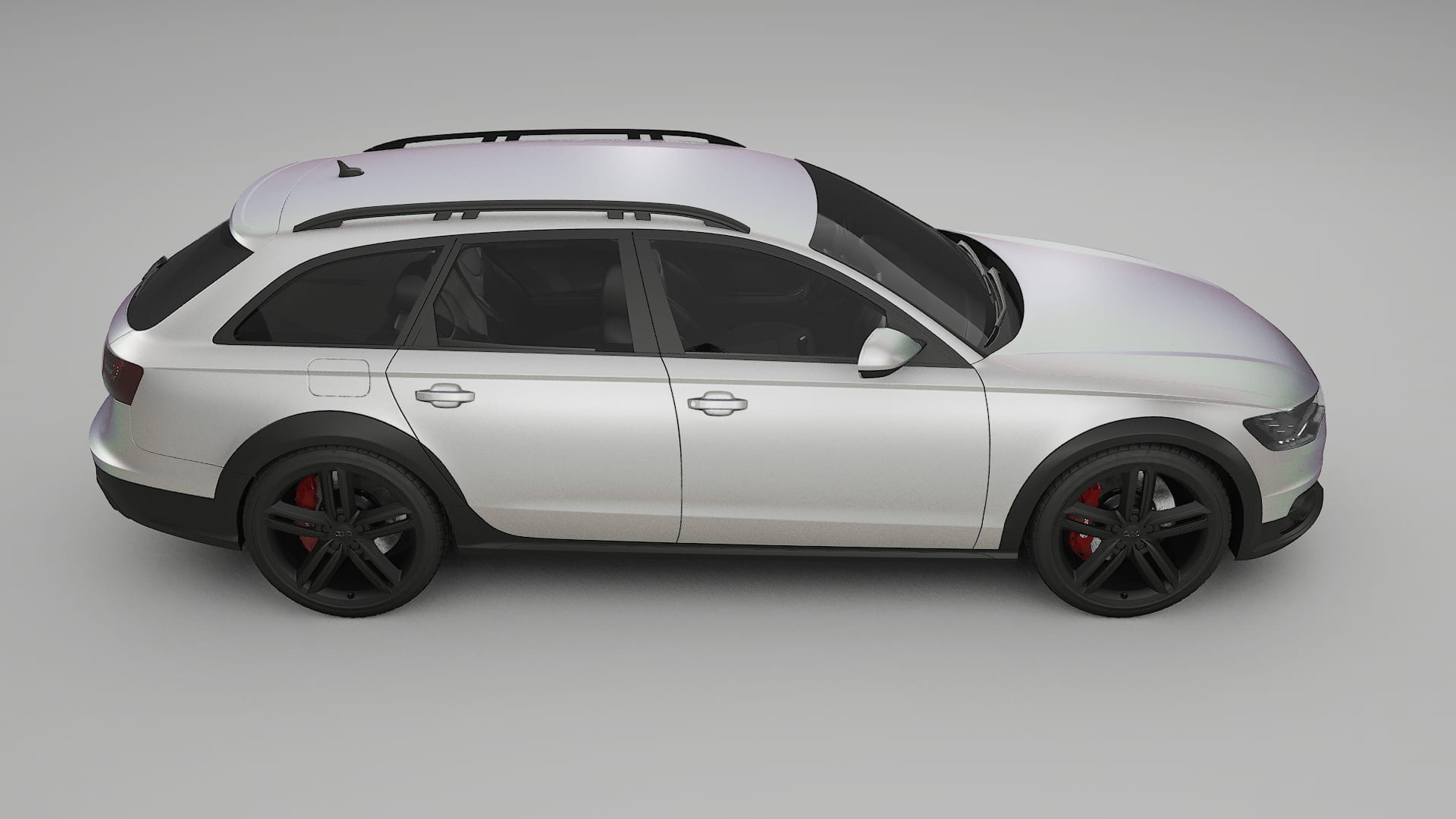 Audi A6 Allroad C7 prefacelift pre LCI Film de Protecție pentru Vopsea TPU | NEBULA PPF cu Schimbare de Culoare – Kit Complet