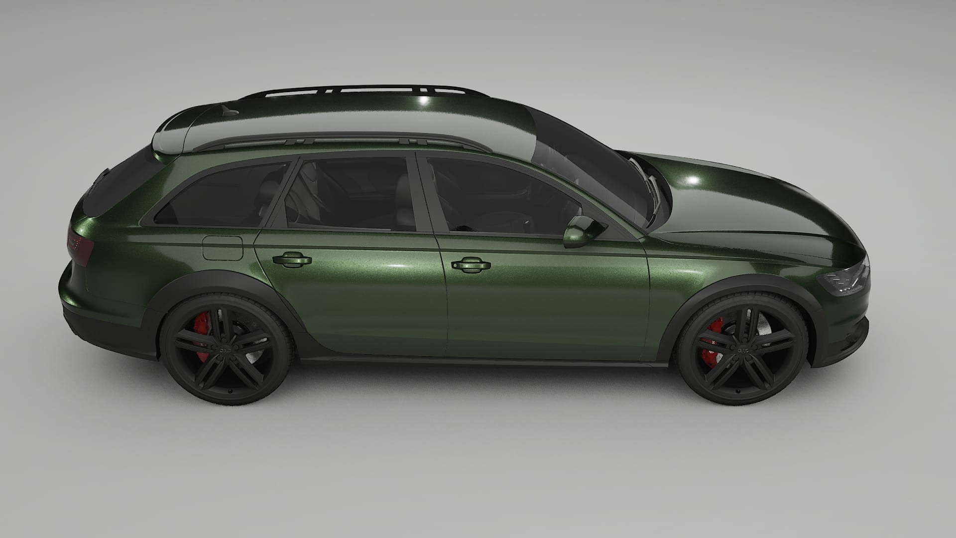 Audi A6 Allroad C7 prefacelift pre LCI Film de Protecție pentru Vopsea TPU | LAGOON PPF cu Schimbare de Culoare – Kit Complet