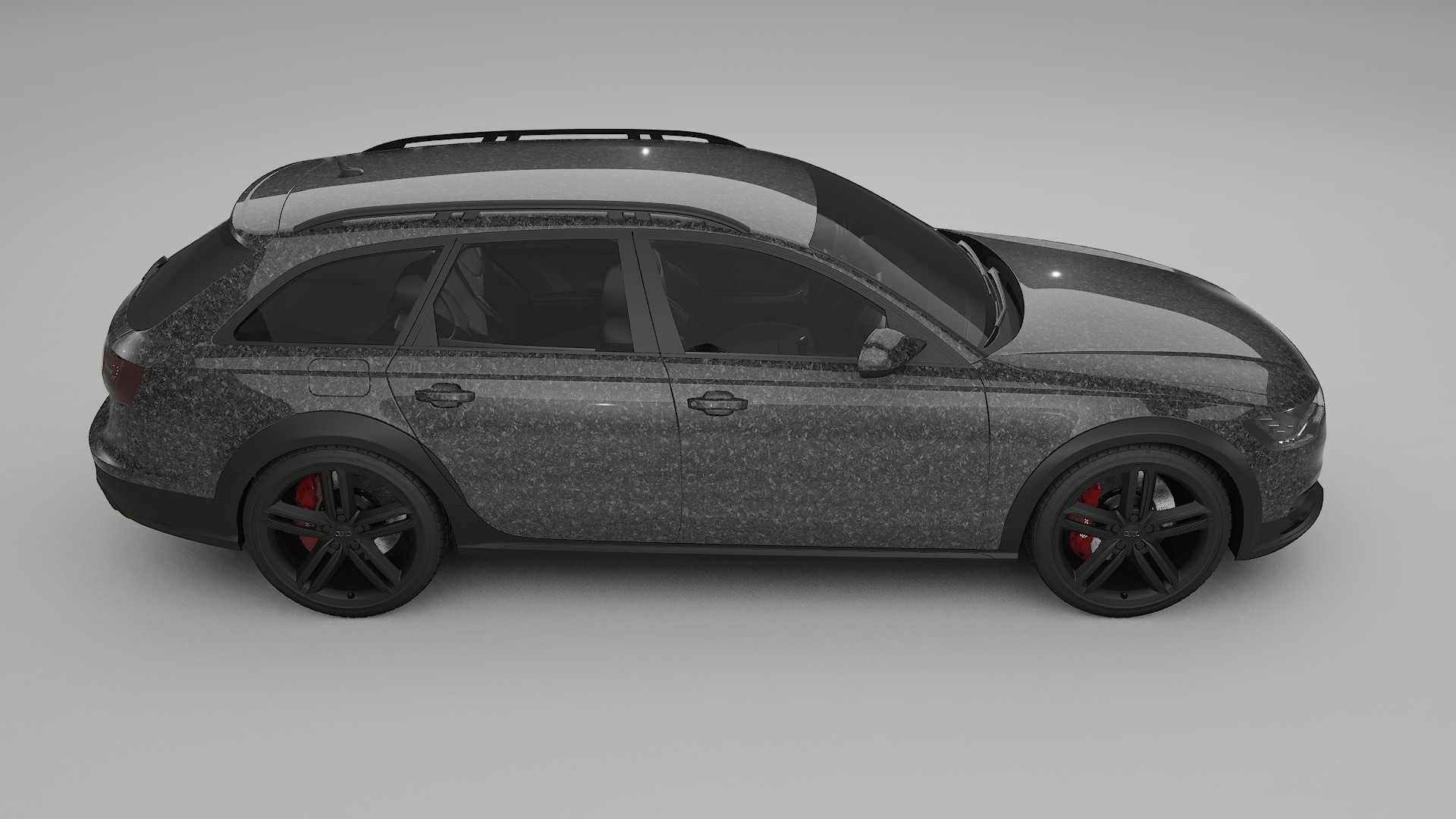 Audi A6 Allroad C7 prefacelift pre LCI Film de Protecție pentru Vopsea TPU | FORGED S PPF cu Schimbare de Culoare – Kit Compl