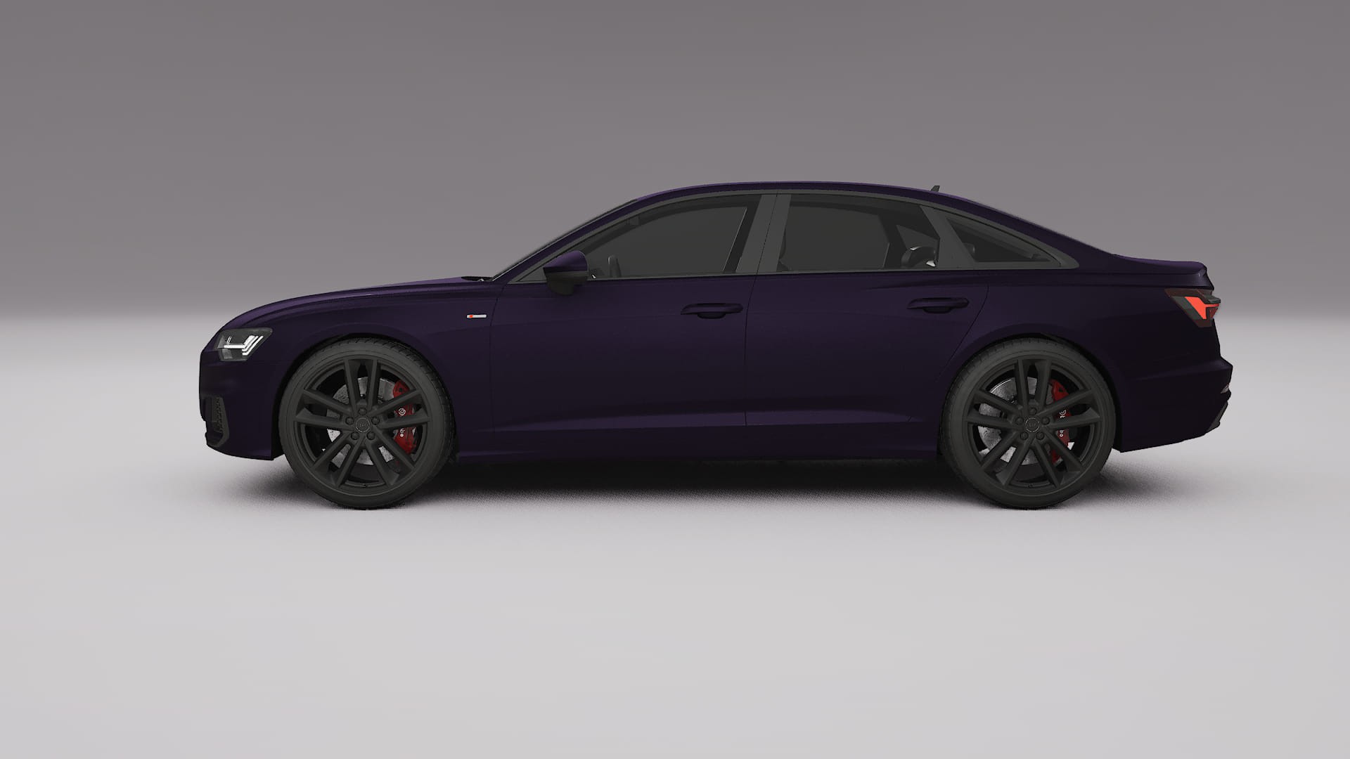 Audi A6 S Line C8 Film de Protecție pentru Vopsea TPU | VIOLET PPF cu Schimbare de Culoare – Kit Complet Predecupat
