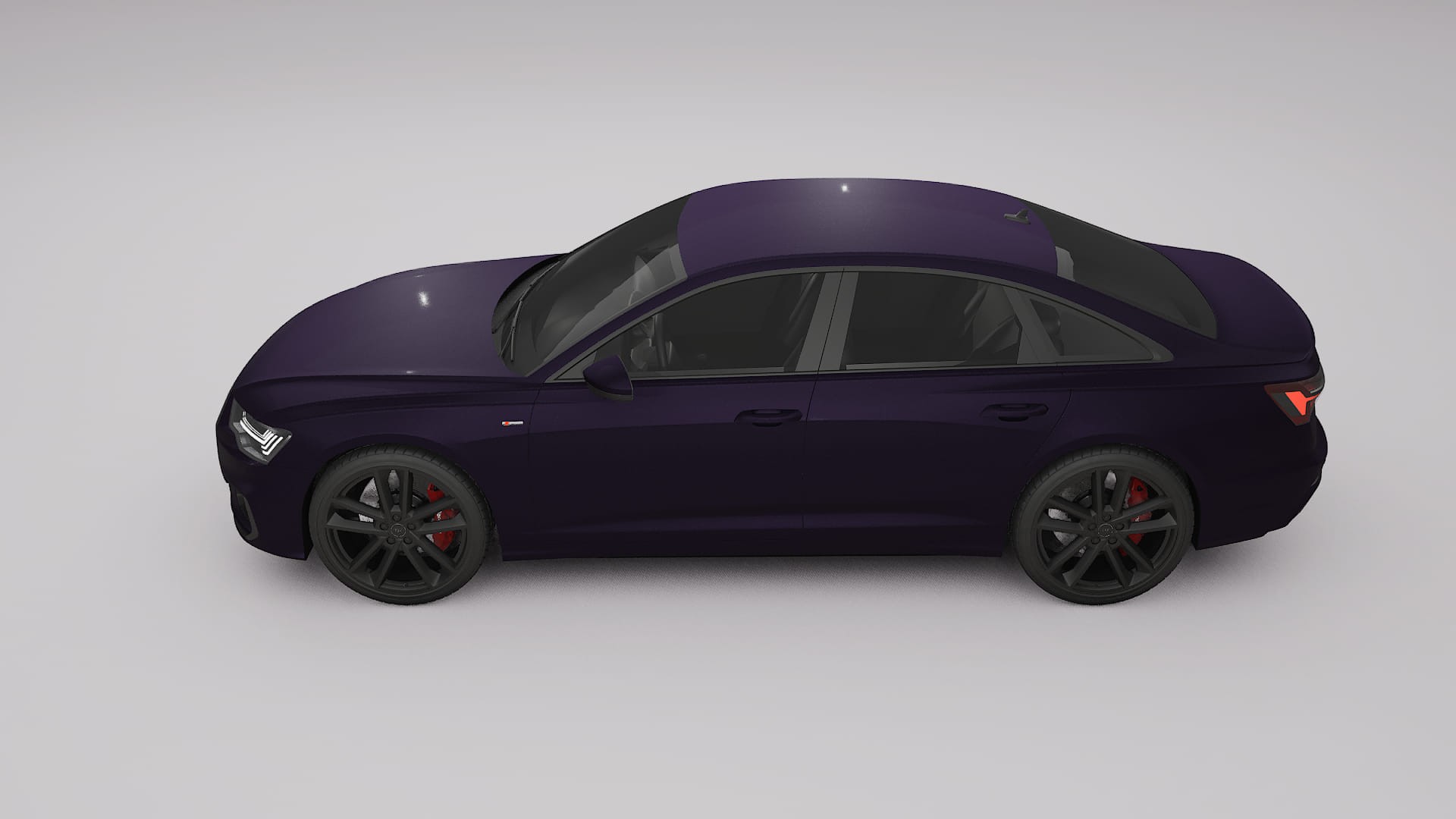 Audi A6 S Line C8 Film de Protecție pentru Vopsea TPU | VIOLET PPF cu Schimbare de Culoare – Kit Complet Predecupat