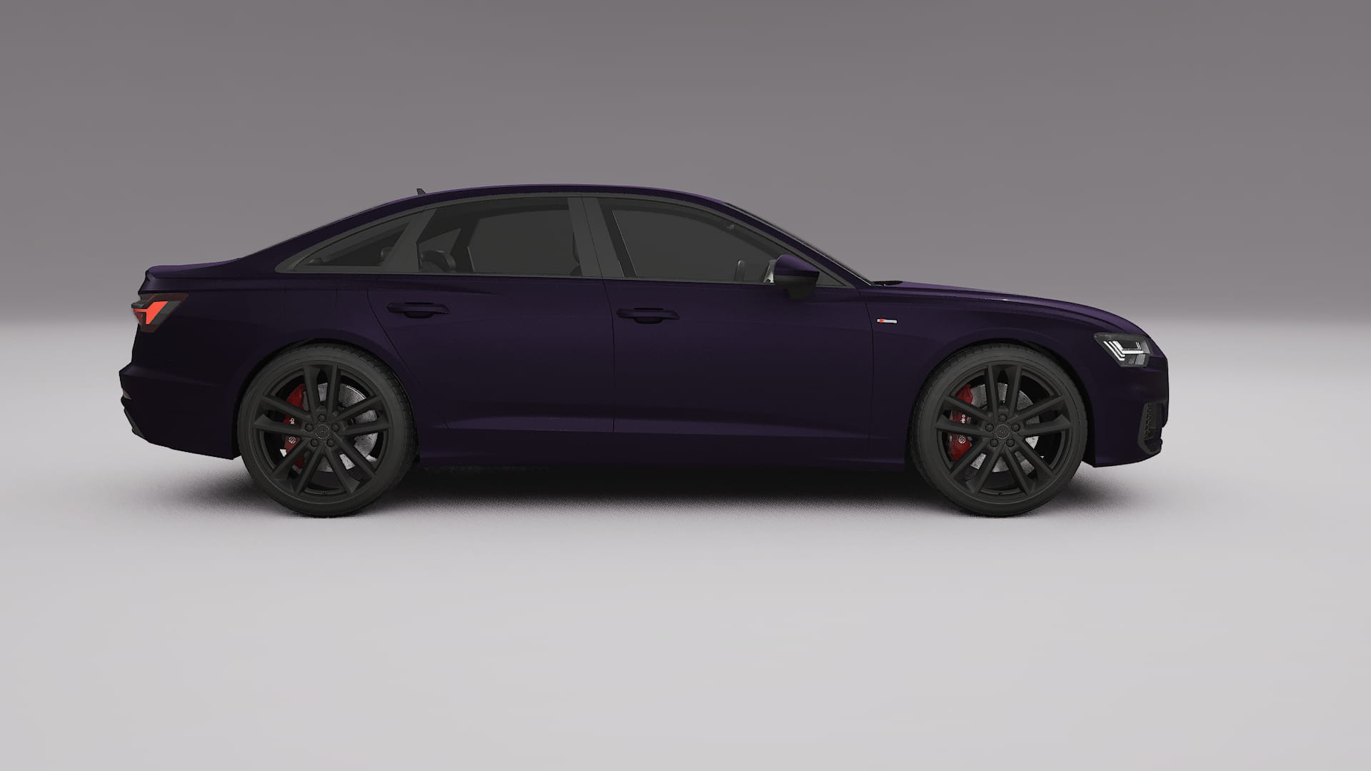 Audi A6 S Line C8 Film de Protecție pentru Vopsea TPU | VIOLET PPF cu Schimbare de Culoare – Kit Complet Predecupat