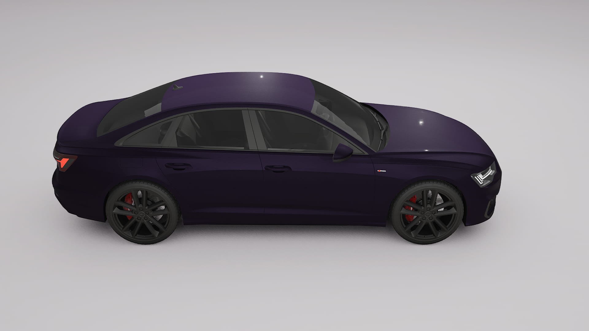 Audi A6 S Line C8 Film de Protecție pentru Vopsea TPU | VIOLET PPF cu Schimbare de Culoare – Kit Complet Predecupat
