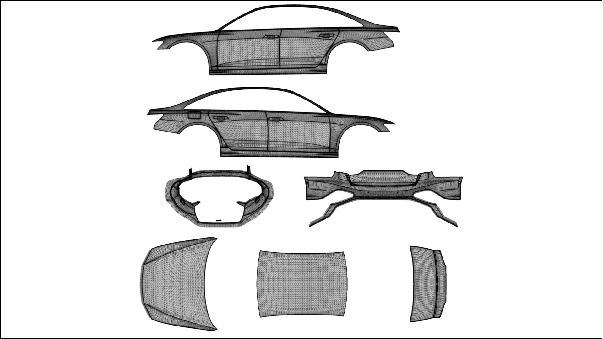 Audi A6 S Line C8 Film de Protecție pentru Vopsea TPU | DAISY PPF cu Schimbare de Culoare – Kit Complet Predecupat