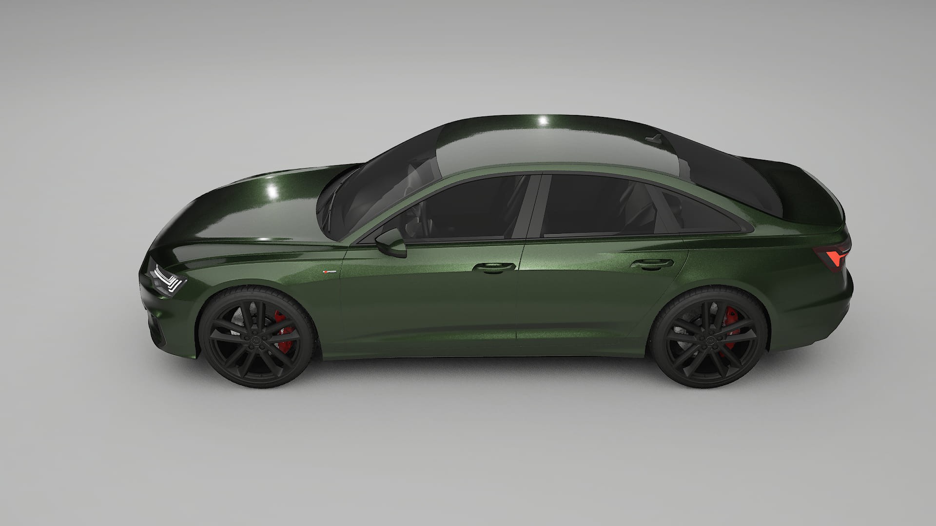 Audi A6 S Line C8 Film de Protecție pentru Vopsea TPU | LAGOON PPF cu Schimbare de Culoare – Kit Complet Predecupat