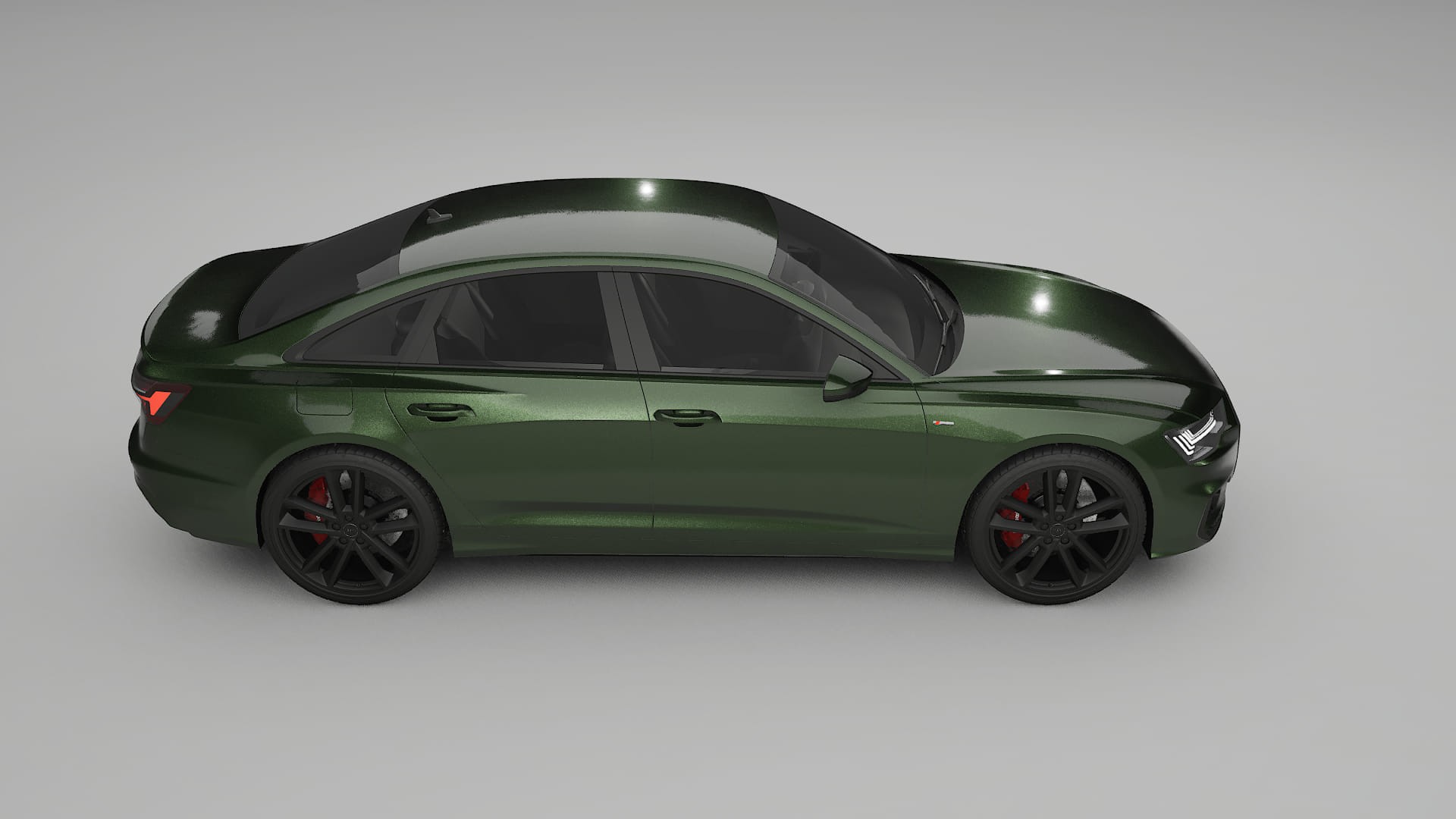 Audi A6 S Line C8 Film de Protecție pentru Vopsea TPU | LAGOON PPF cu Schimbare de Culoare – Kit Complet Predecupat